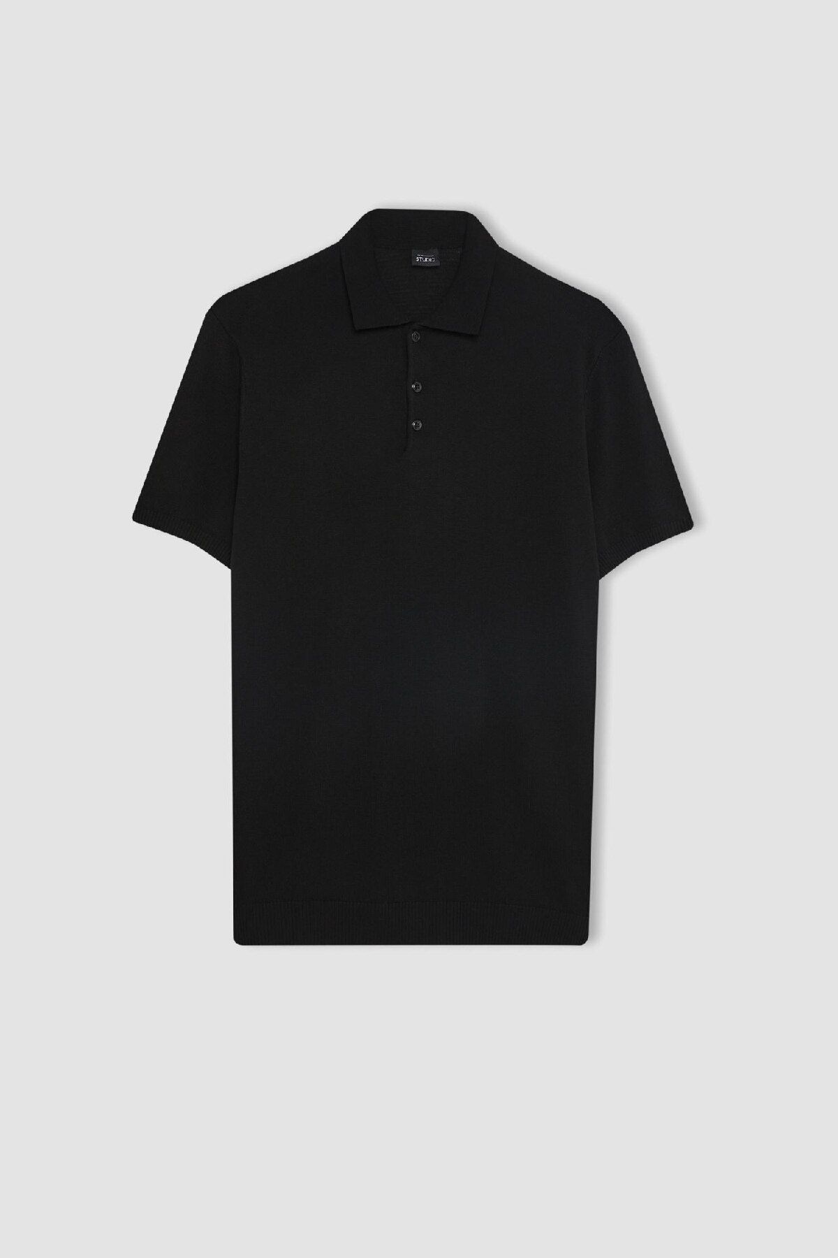 DeFacto-Slim Fit Kurzarm-Strick-Polo-T-Shirt Y5369az24sm 7