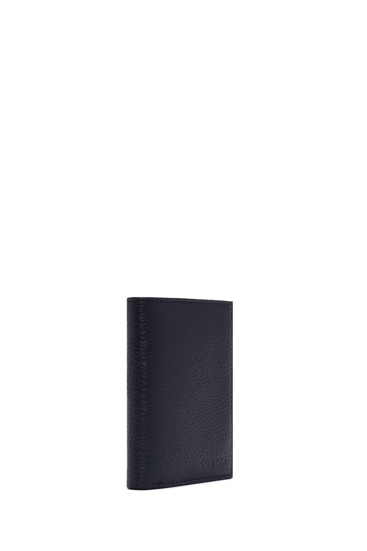 Derimod-Navy Blue Leather Men's Wallet - 000a2d3093ft 4