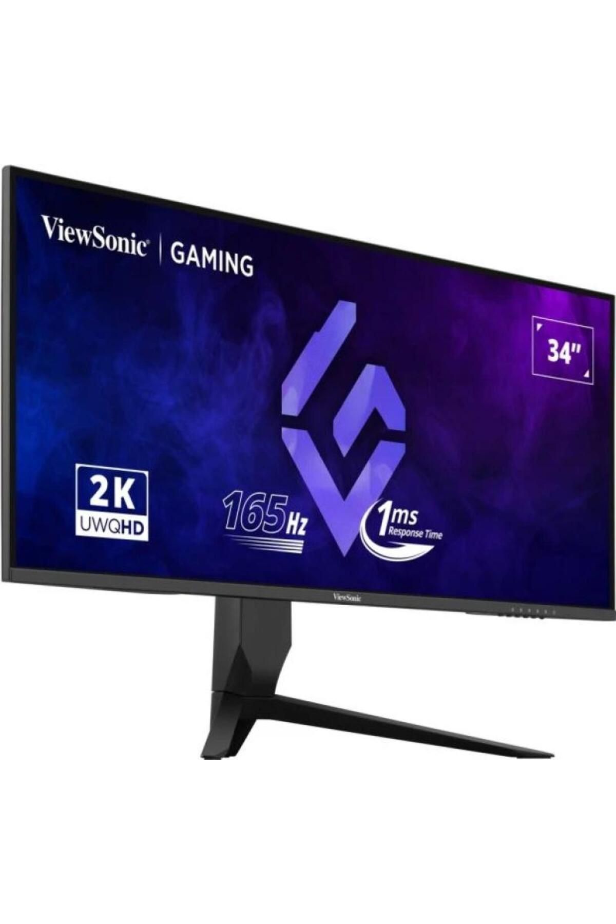 ViewSonic-Monitor Gaming LED VA UWQHD 165Hz, ms, FreeSyncTM HDR10, HDMI, VESA, Pivot, negru 5