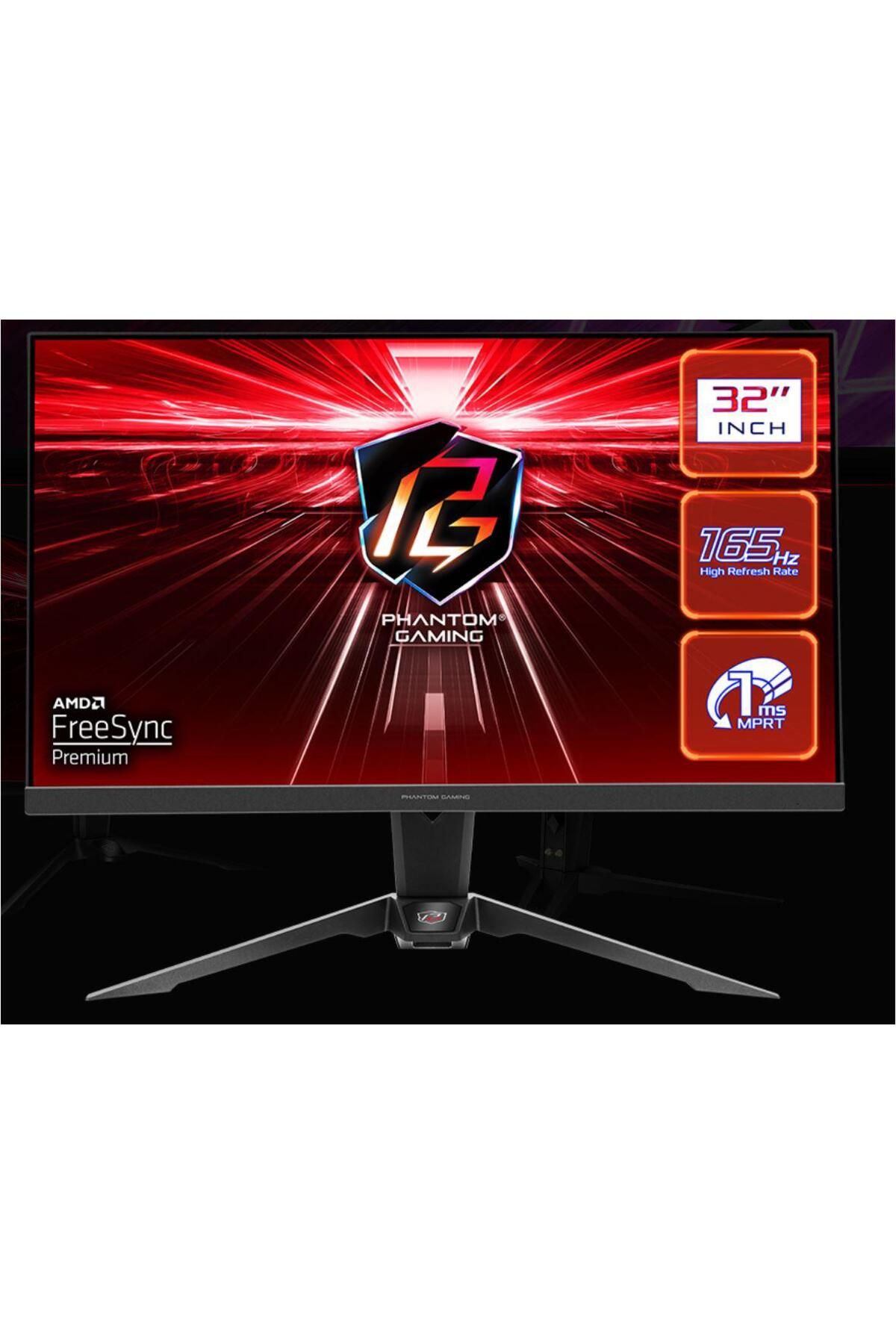 ASROCK-Monitor Gaming LED VA QHD 165Hz, 1ms, FreeSyncTM VESA DisplayHDRTM HDMI, Pivot, VESA, negru 2