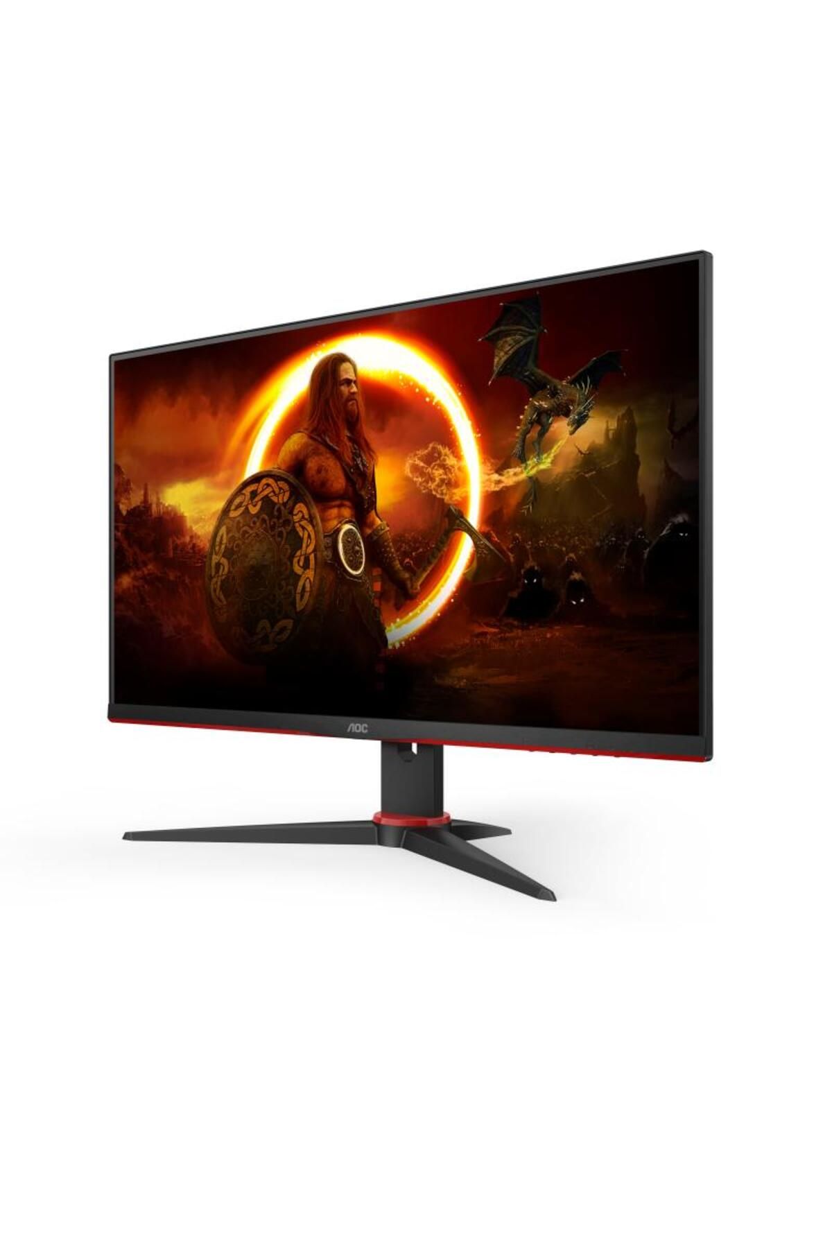 Aoc-Monitor gaming LED IPS AOC 23.8inch, Full HD, DisplayPort, 240Hz, FreeSync Premium, Vesa, Negru/Rosu 8