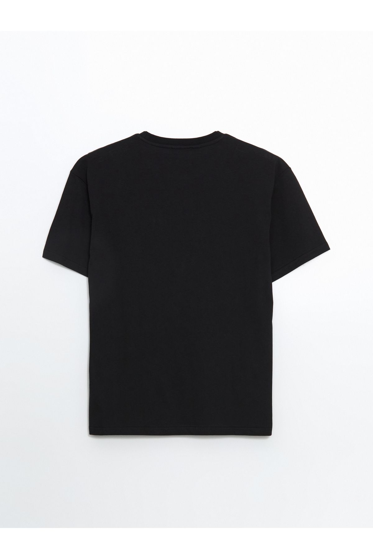 LC Waikiki-Bedrucktes Herren-T-Shirt aus gekämmter Baumwolle mit Rundhalsausschnitt 2