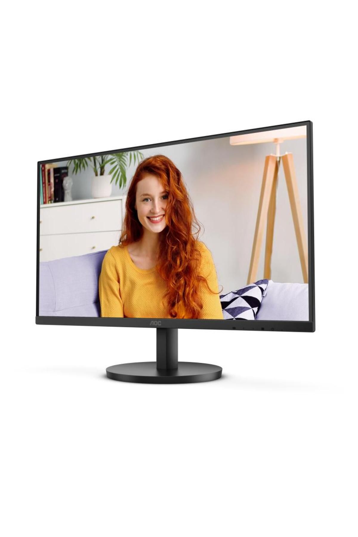 Aoc-Monitor AOC, 27inch, IPS, 4K, UHD, 60Hz, 4ms, HDR10, Boxe 2W x 2, HDMI, DisplayPort, U27B3A, Negru 5