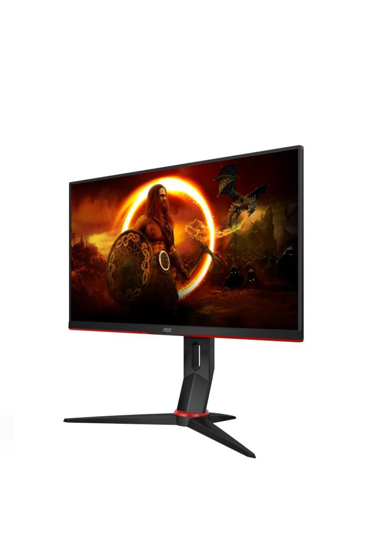 Aoc-Monitor gaming LED IPS AOC 23.8inch, Full HD, DisplayPort, 240Hz, FreeSync Premium, Vesa, Negru/Rosu 8