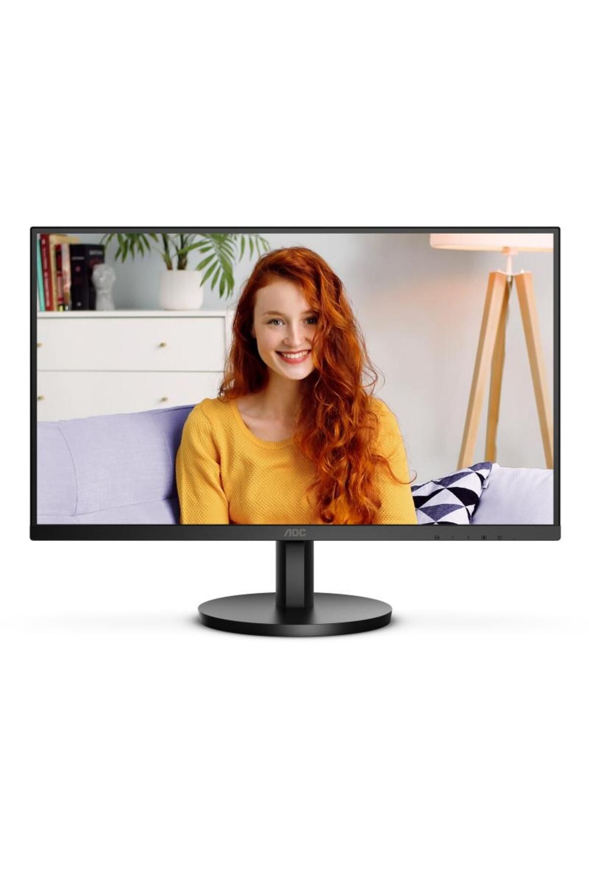 Aoc-Monitor AOC, 27inch, IPS, 4K, UHD, 60Hz, 4ms, HDR10, Boxe 2W x 2, HDMI, DisplayPort, U27B3A, Negru 3