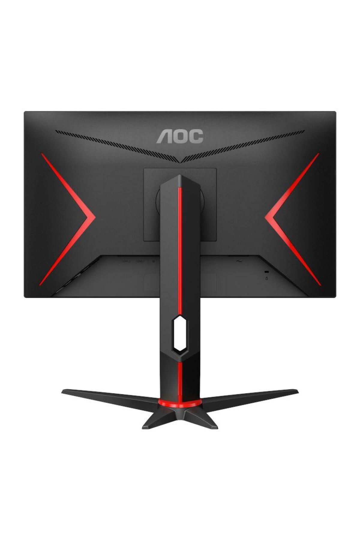 Aoc-Monitor gaming LED IPS AOC 23.8inch, Full HD, DisplayPort, 240Hz, FreeSync Premium, Vesa, Negru/Rosu 6