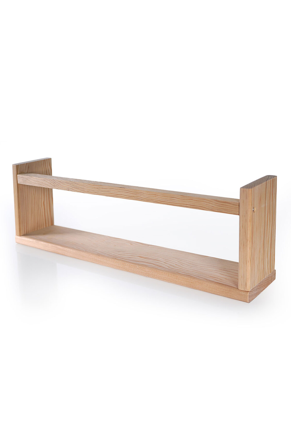 قفسه دیواری چوبی دو طبقه