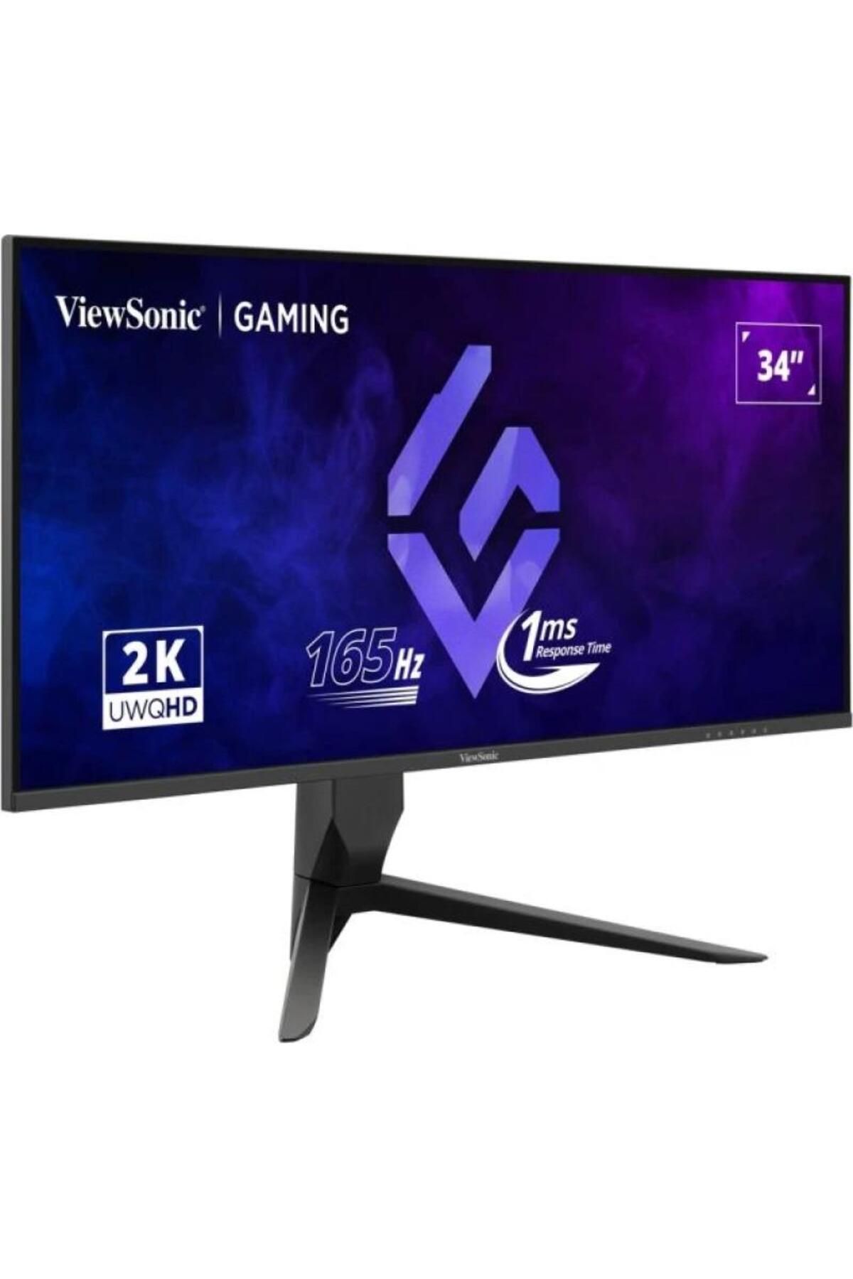 ViewSonic-Monitor Gaming LED VA UWQHD 165Hz, ms, FreeSyncTM HDR10, HDMI, VESA, Pivot, negru 8