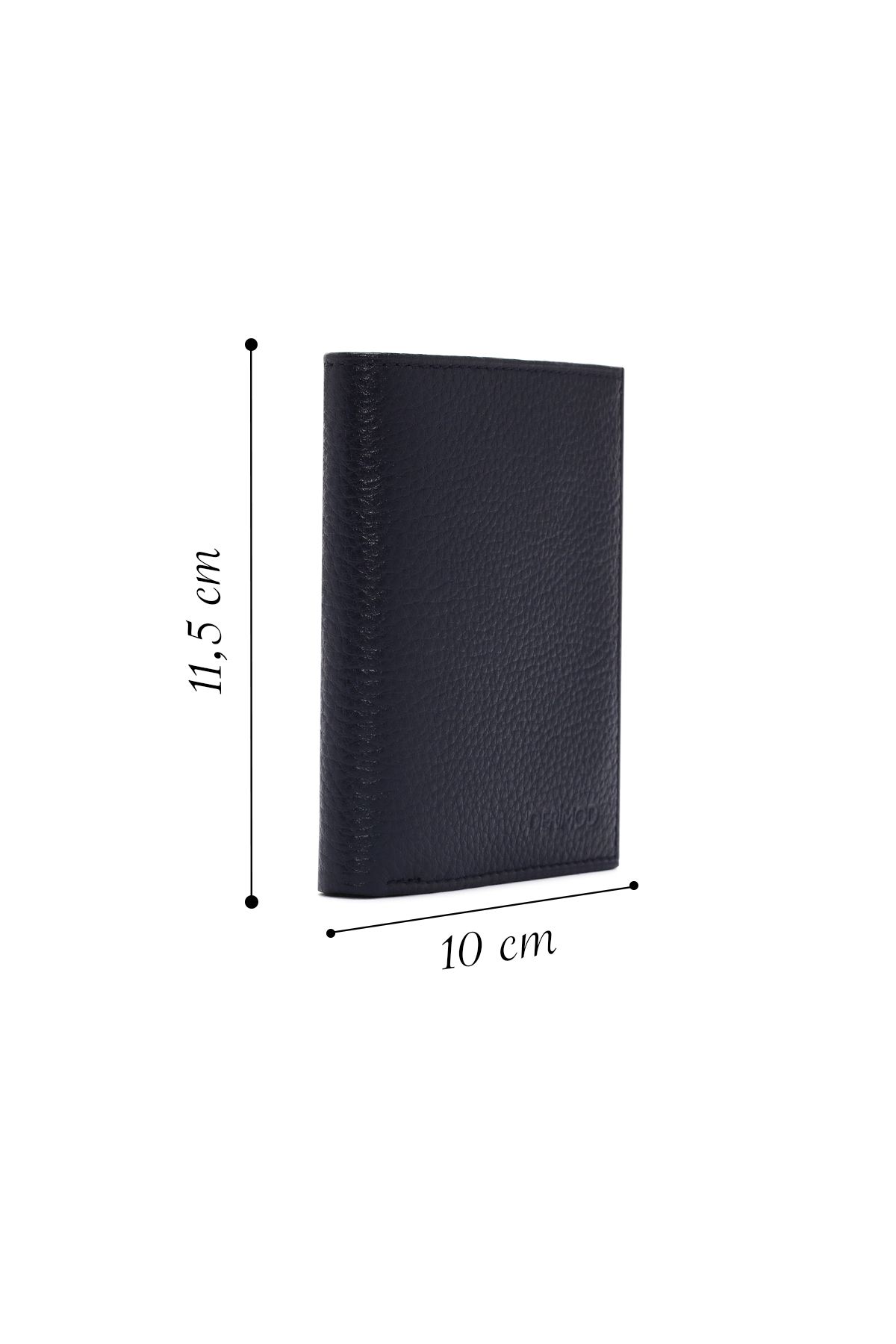 Derimod-Navy Blue Leather Men's Wallet - 000a2d3093ft 2