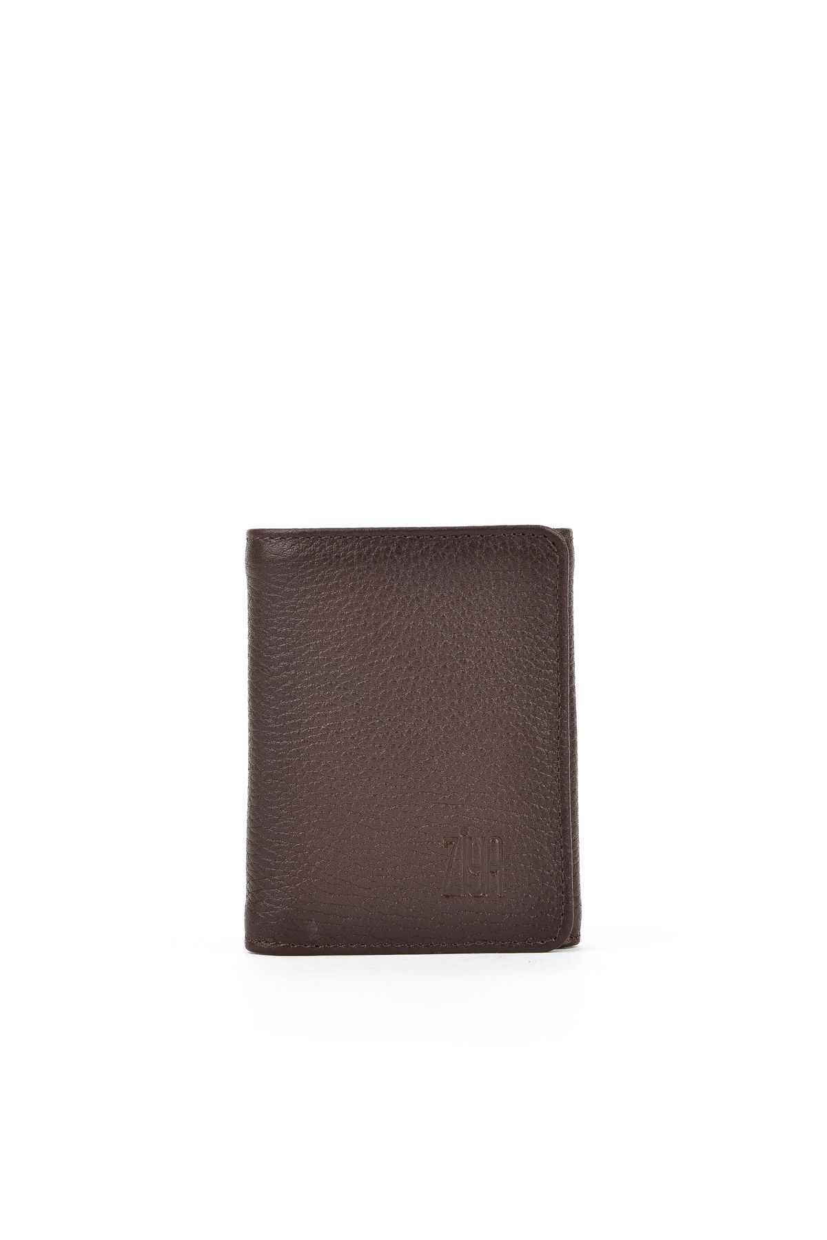 Ziya-Men's Genuine Leather Wallet 1519841 Zd05 Coffee Color 1