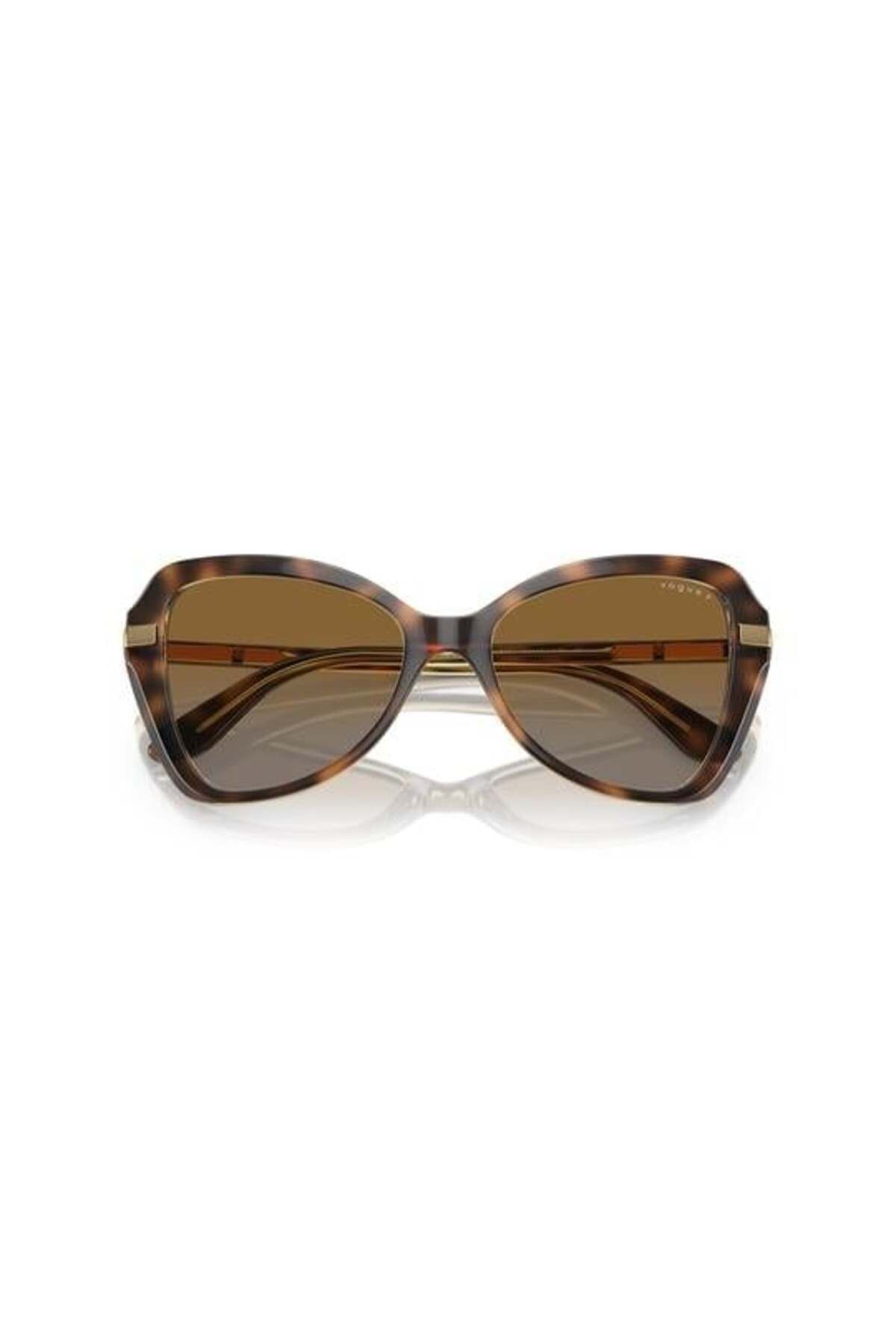 عینک آفتابی چند رنگ زنانه قهوه ای پلاریزه VO5479S 1508T5 Vogue