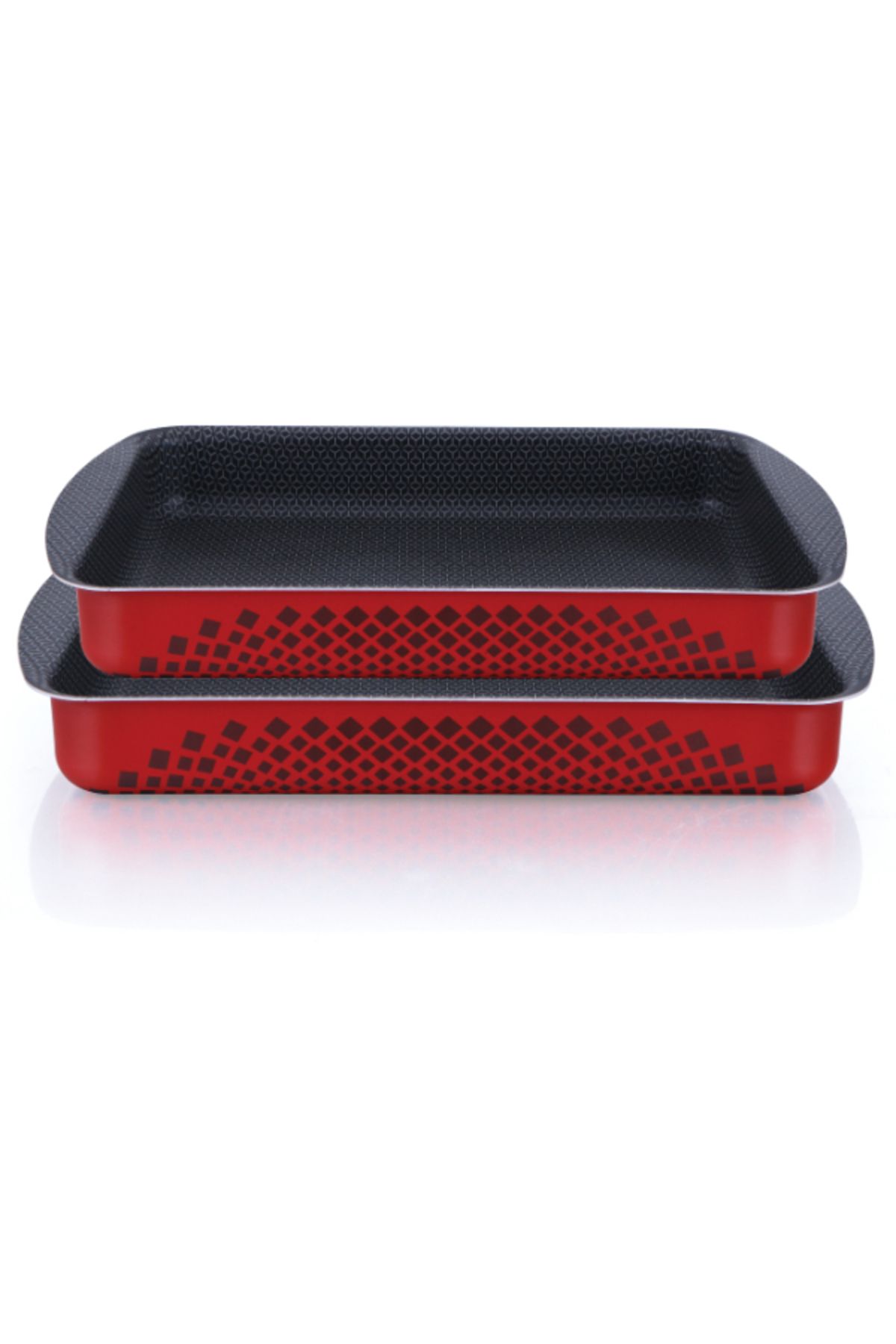 Parfait-2-Piece High Quality Rectangular Shape Tray Set TRAN02 1