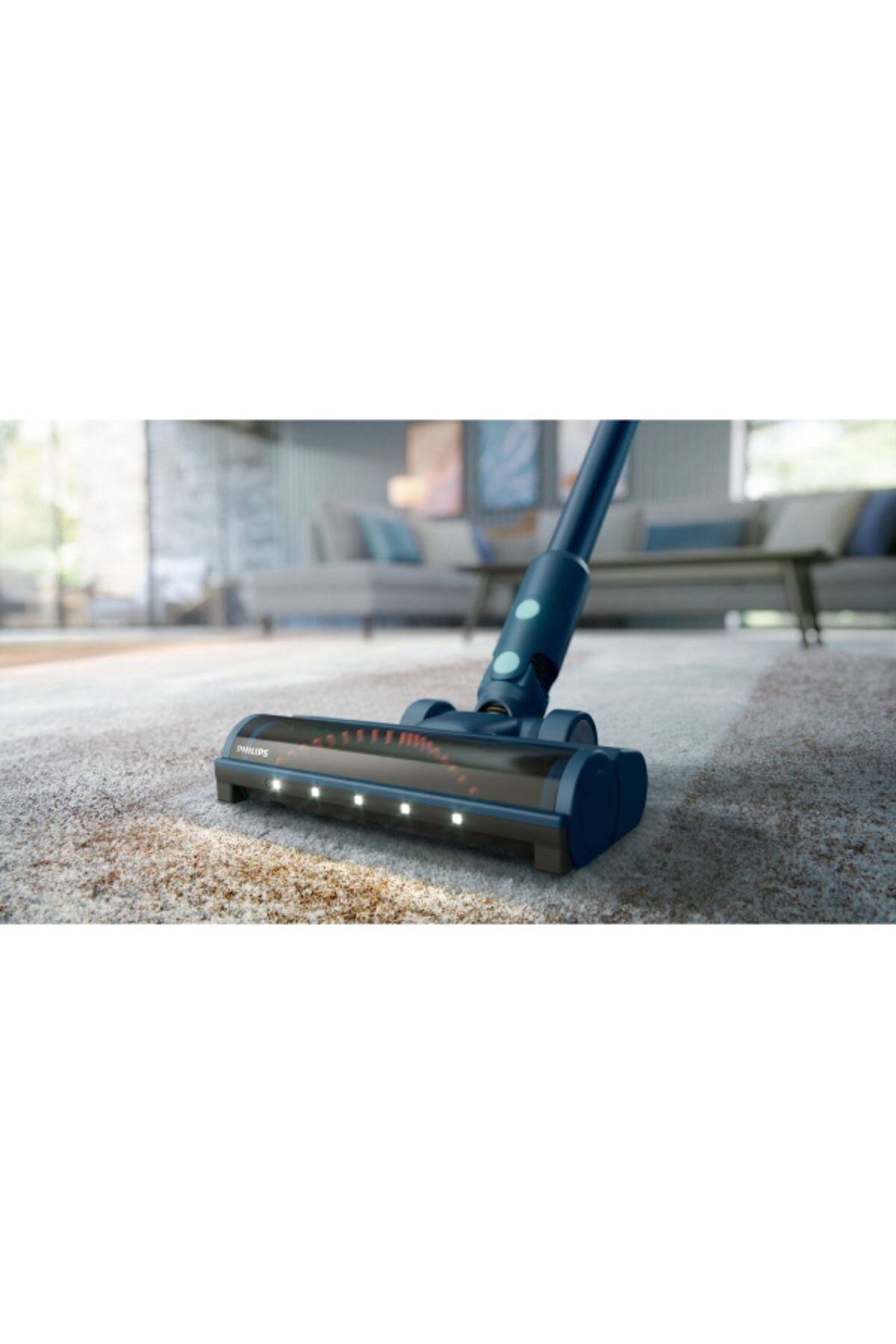 Philips-Cordless Vacuum - up to 60 Mins Runtime, Led Nozzle, Aqua Module, Sage - Xc5041/61 4