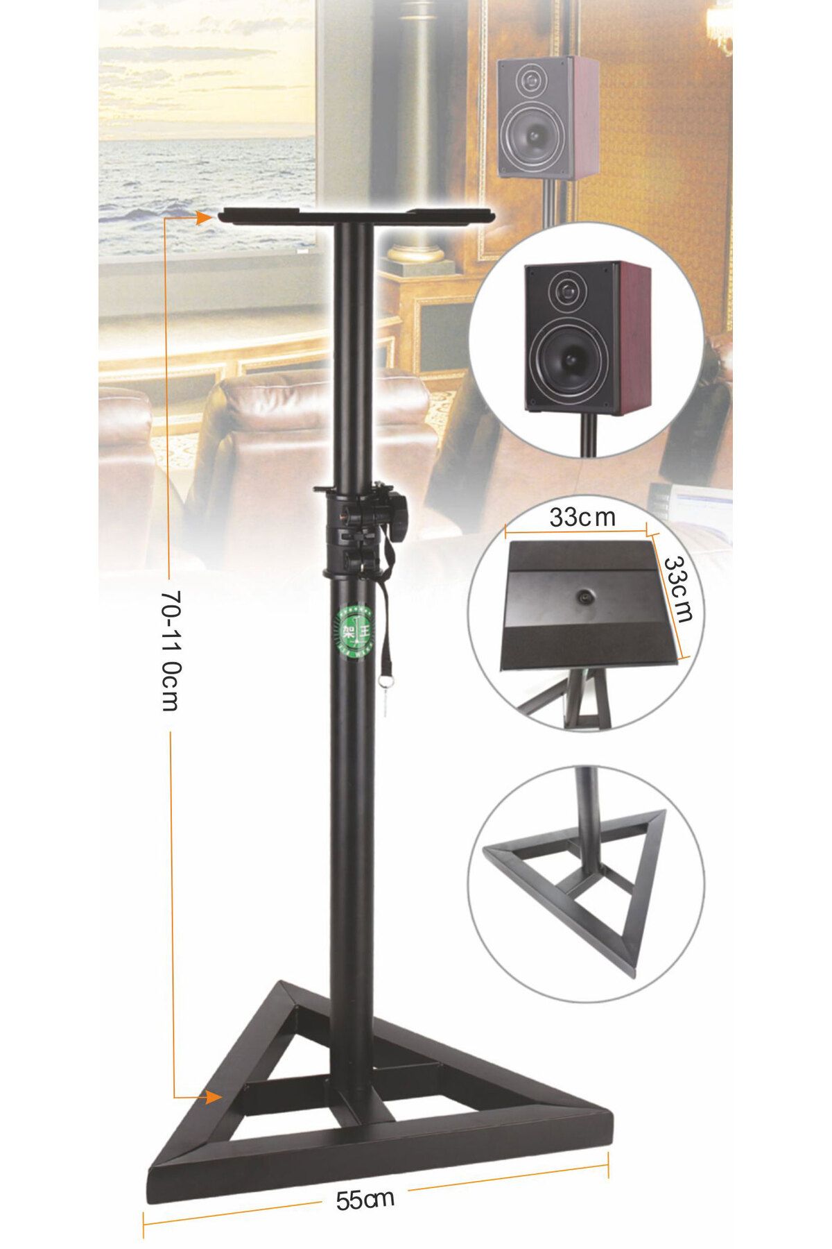 N-audio Ss-55 Studyo Monitor Sehpası (Çift)
