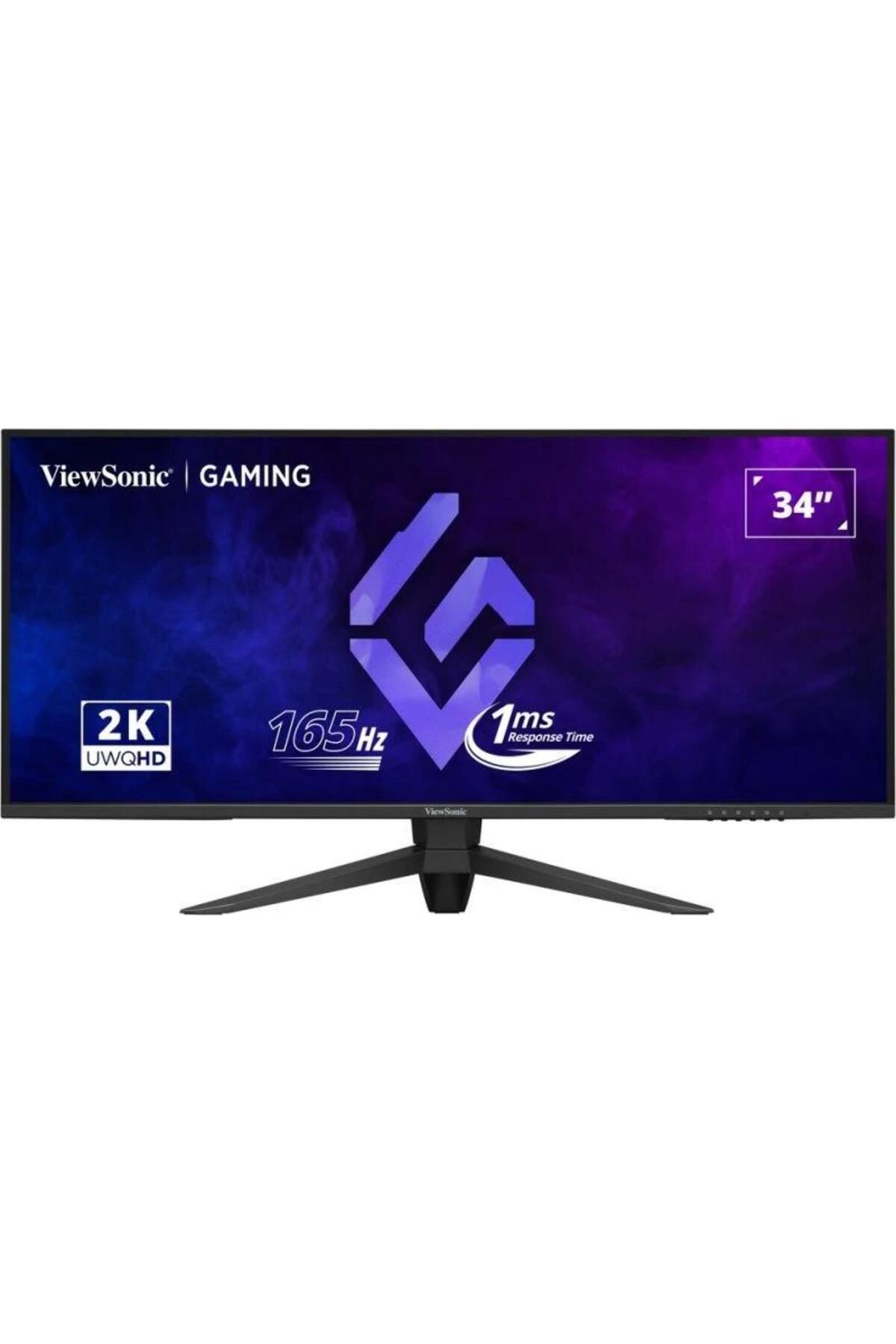 ViewSonic-Monitor Gaming LED VA UWQHD 165Hz, ms, FreeSyncTM HDR10, HDMI, VESA, Pivot, negru 4