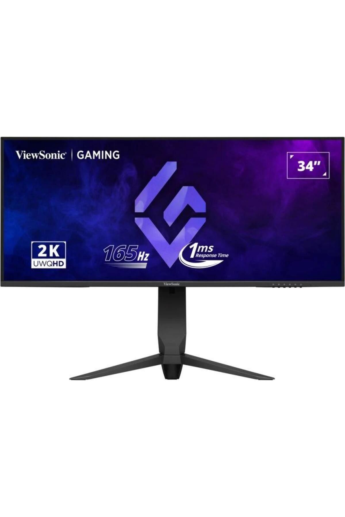 ViewSonic-Monitor Gaming LED VA UWQHD 165Hz, ms, FreeSyncTM HDR10, HDMI, VESA, Pivot, negru 3