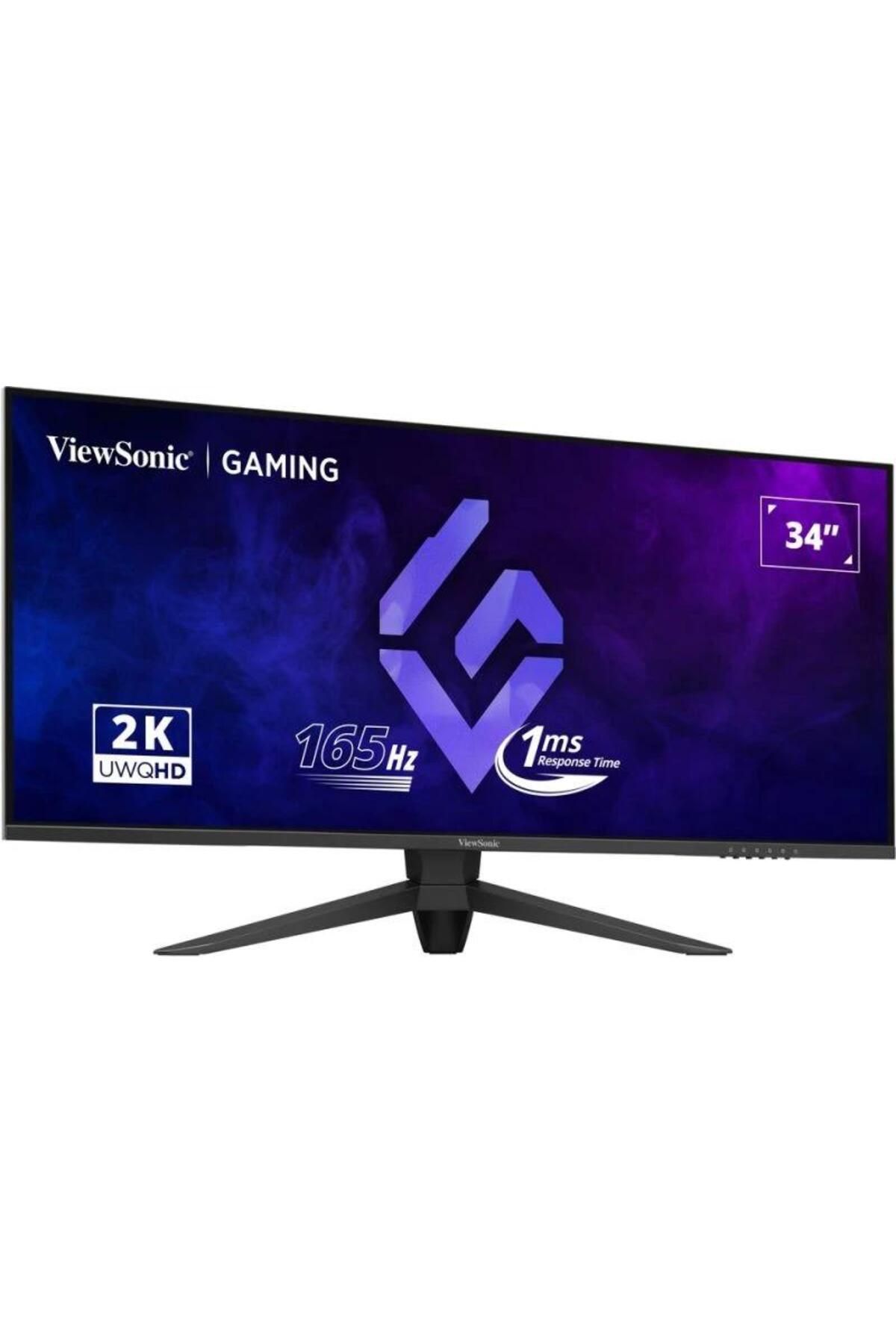ViewSonic-Monitor Gaming LED VA UWQHD 165Hz, ms, FreeSyncTM HDR10, HDMI, VESA, Pivot, negru 7