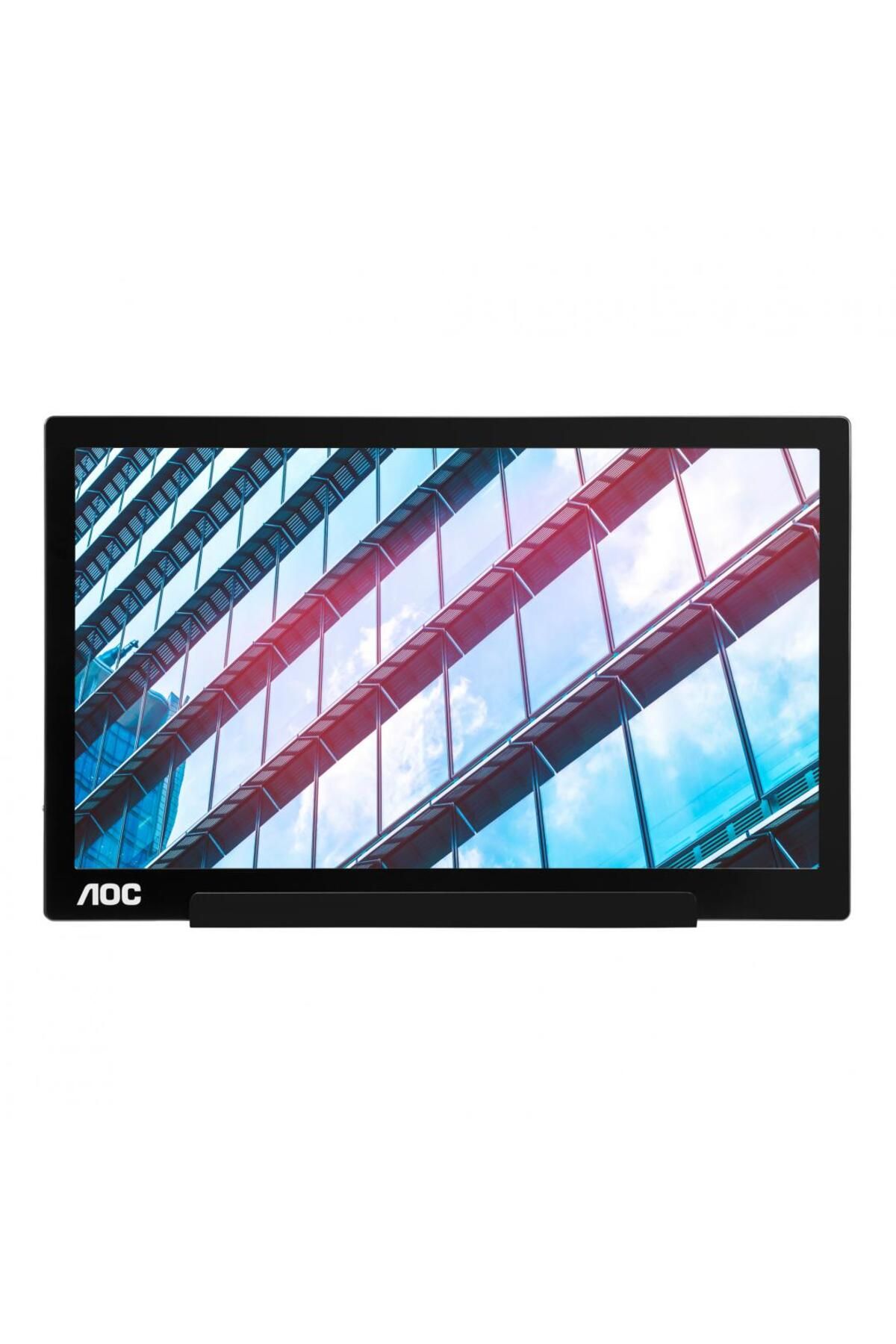 Aoc-Monitor portabil LED IPS AOC 15.6inch, Full HD, USB-C, Negru 4