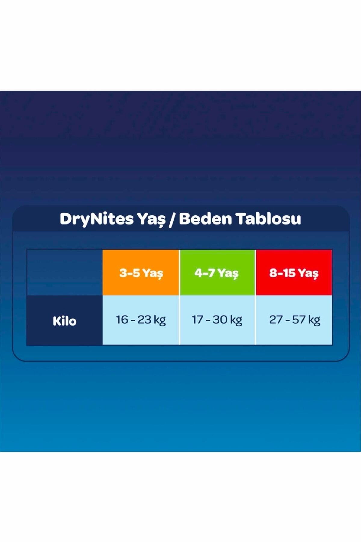 DryNites Huggies Dry Nites Emici Külot Kız 4-7 Yaş 17-30 Kg 10'lu fotoğrafı 5 (önizleme)
