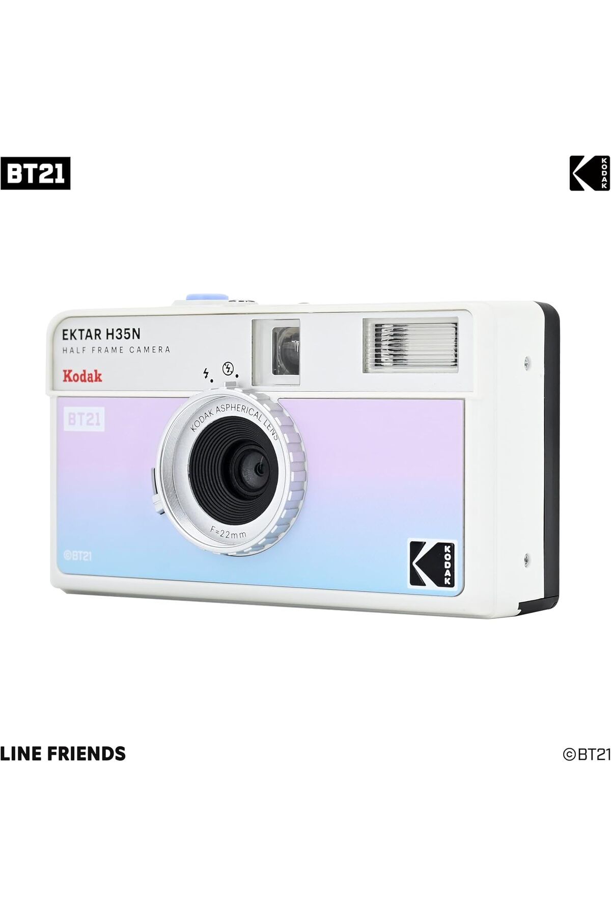 Kodak EKTAR H35N Yarım Kare Film Kamerası, Yıldız Filtresi, Kaplamalı Lens