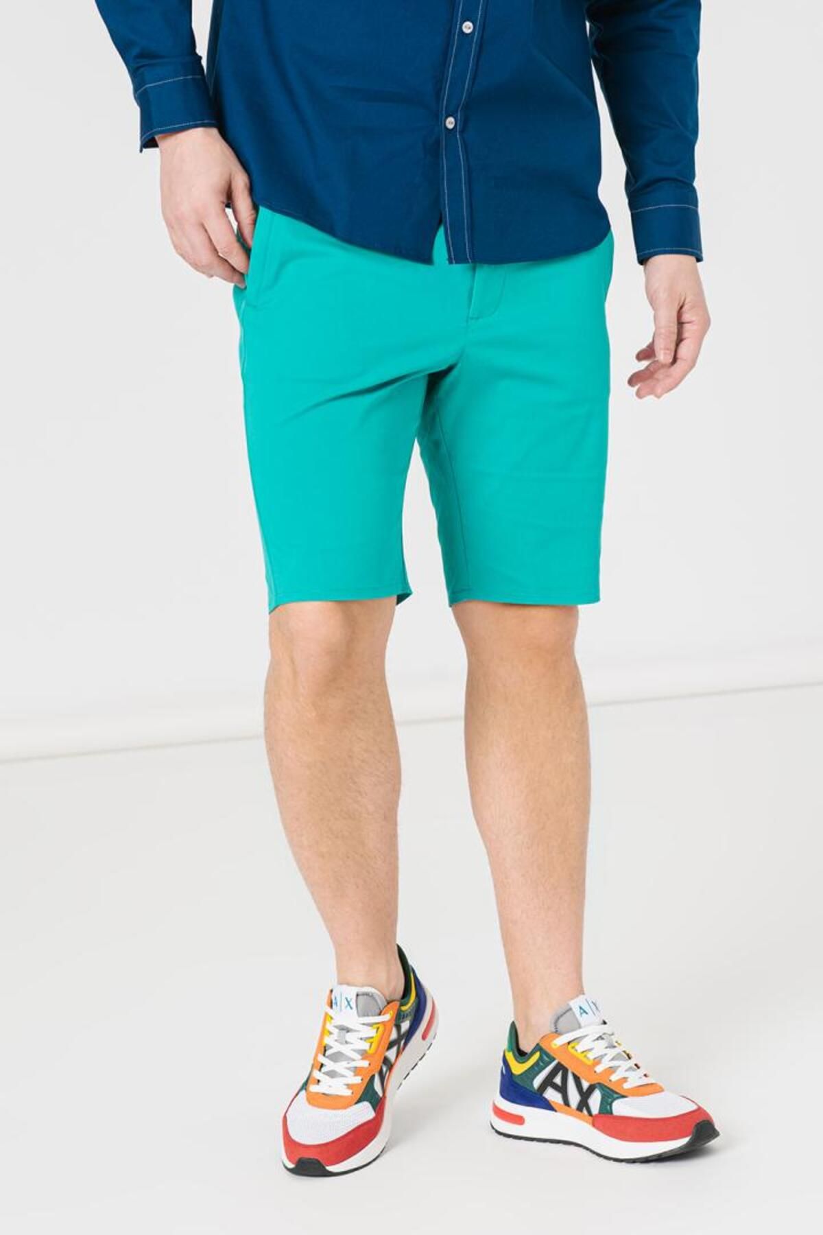 Pegas Pantaloni Scurți Pentru Bărbați Din Amestec De Bumbac Masculin - M