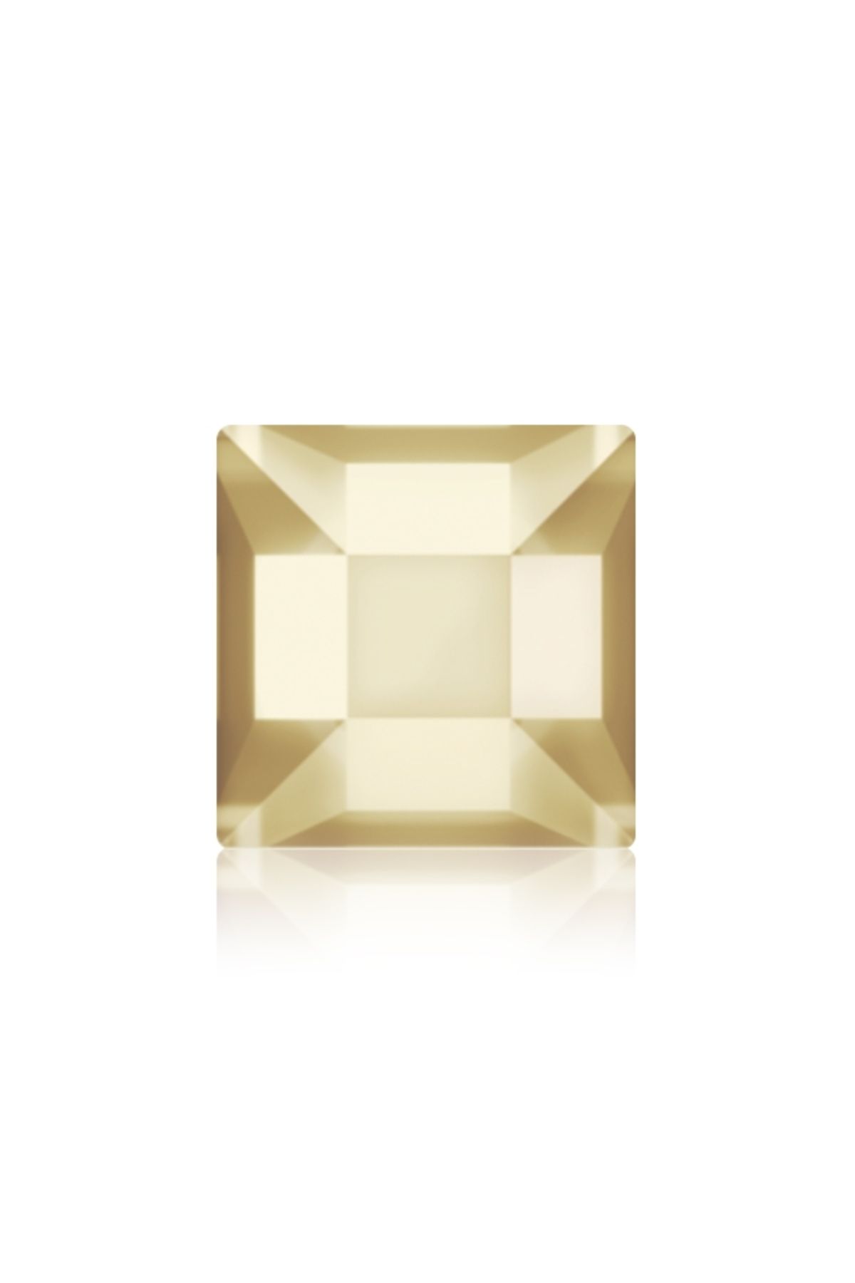 Cupio Swarovski 2.2 Mm Square Golden Shadow 20 Buc - One Size