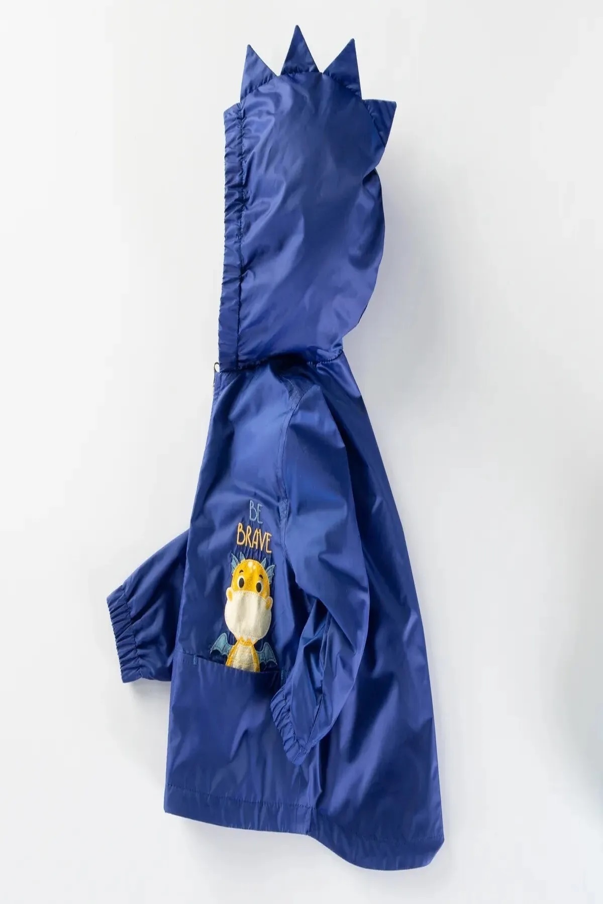 DeKuBaby Yeni Sezon Sevimli Minik EJDERHA Figürlü ,Pamuk Astarlı, Kapüşonlu Çocuk-Bebek Yağmurluk-Mont fotoğrafı 2 (önizleme)