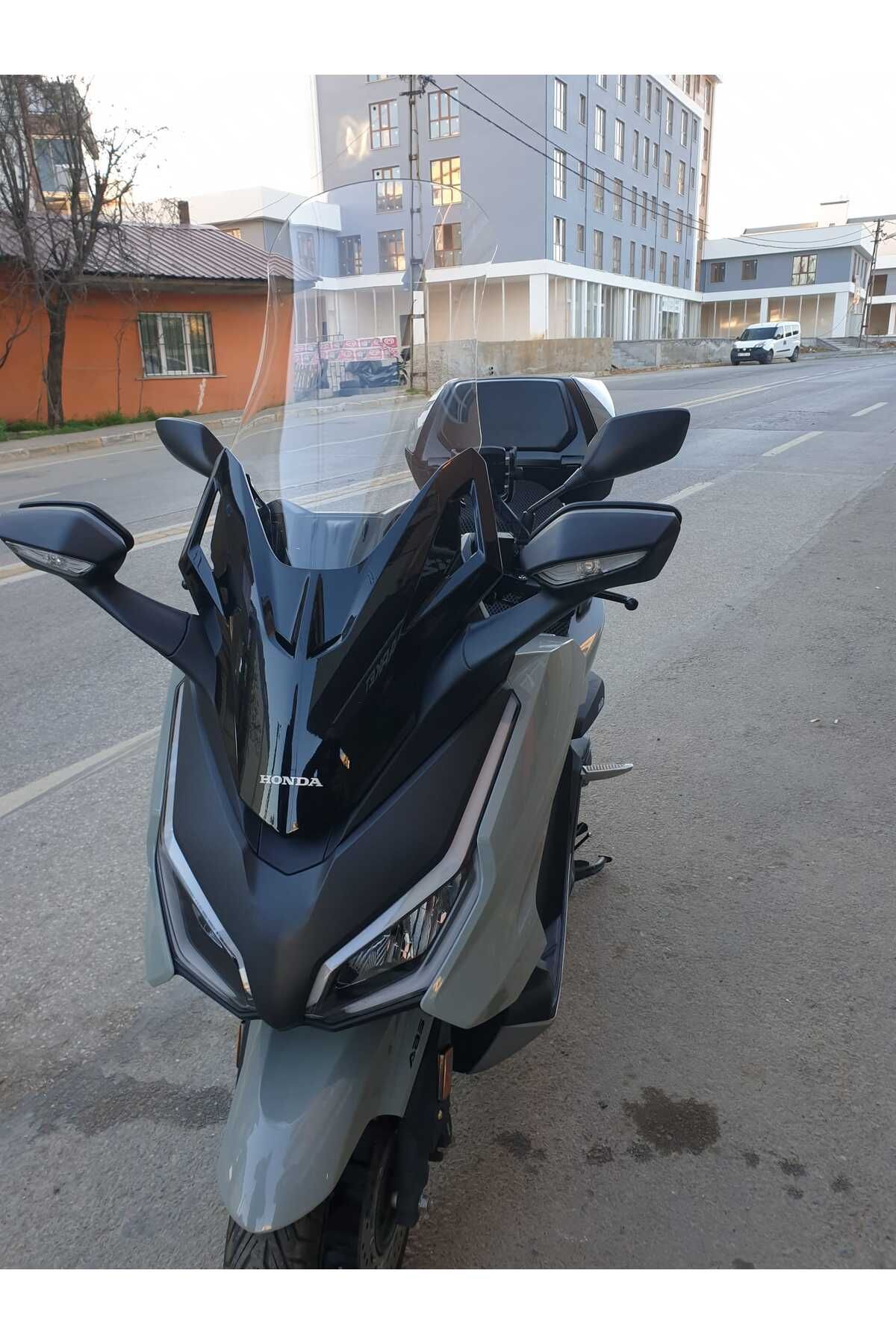 Honda Forza 250 Siperlik Ön Cam 2021-2025 Model 63cm Şeffaf Renkli 4mm UZUN CAM