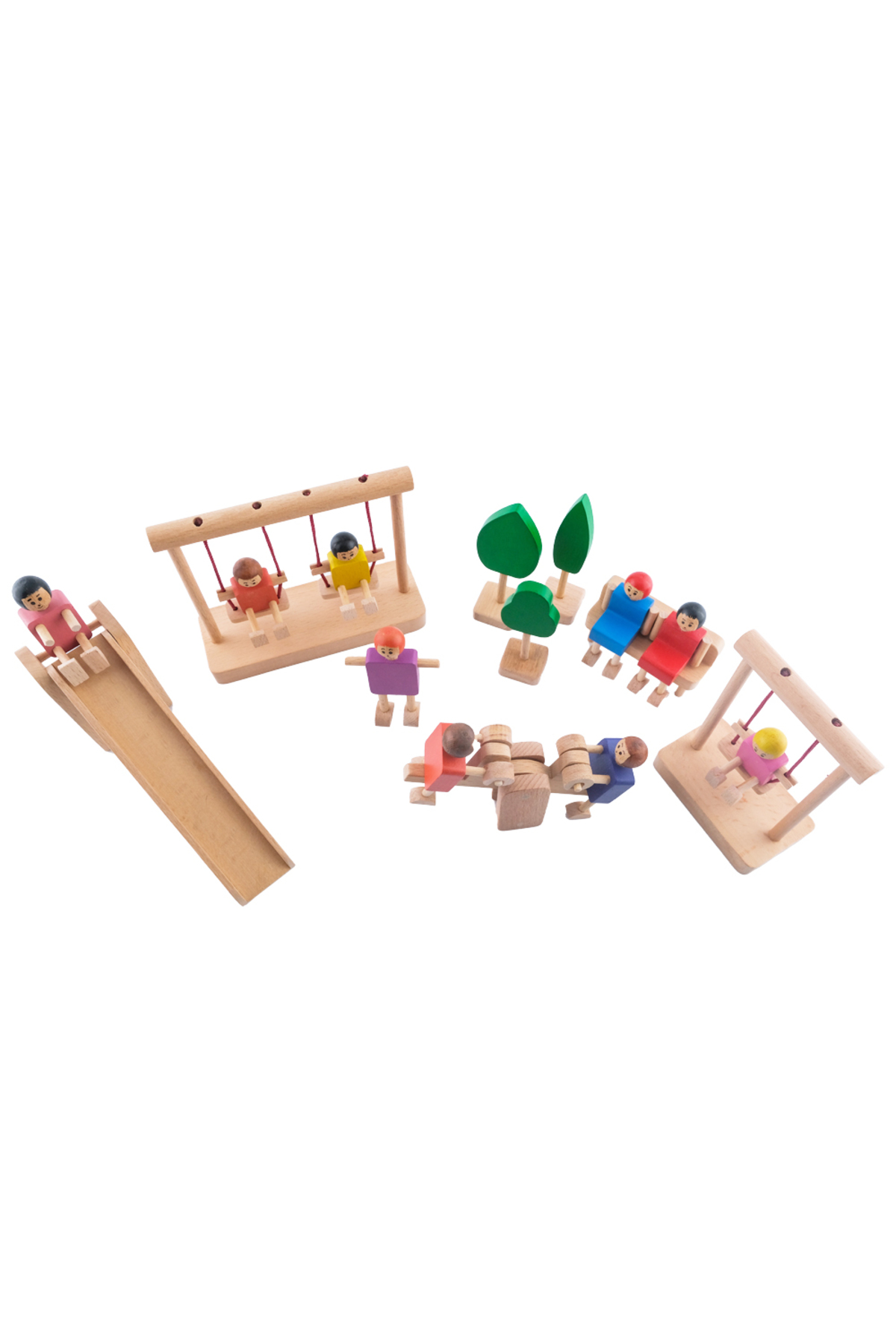 Genel Markalar Montessori Ahşap Park Oyun Seti – Eğitici Rol Yapma Oyuncağı fotoğrafı 4 (önizleme)