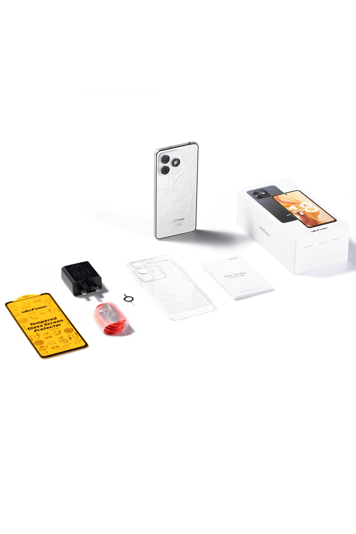ULEFONE-NOTE 18 ULTRA 5G 6GB+6GB RAM 256GB ROM -5450mAh BATTARY -50MP + 50MP + 32MP CAMERA 8