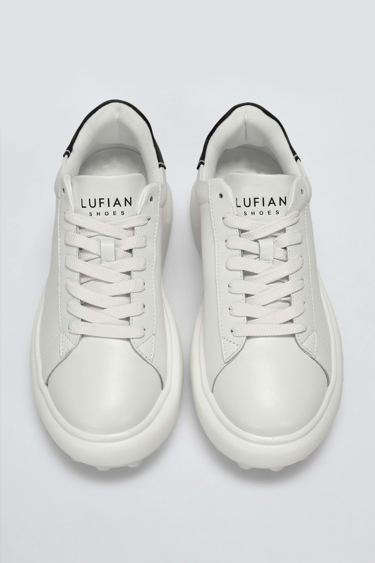Lufian-111230270 Rainbow Sneaker Men's Leather Shoes White 4