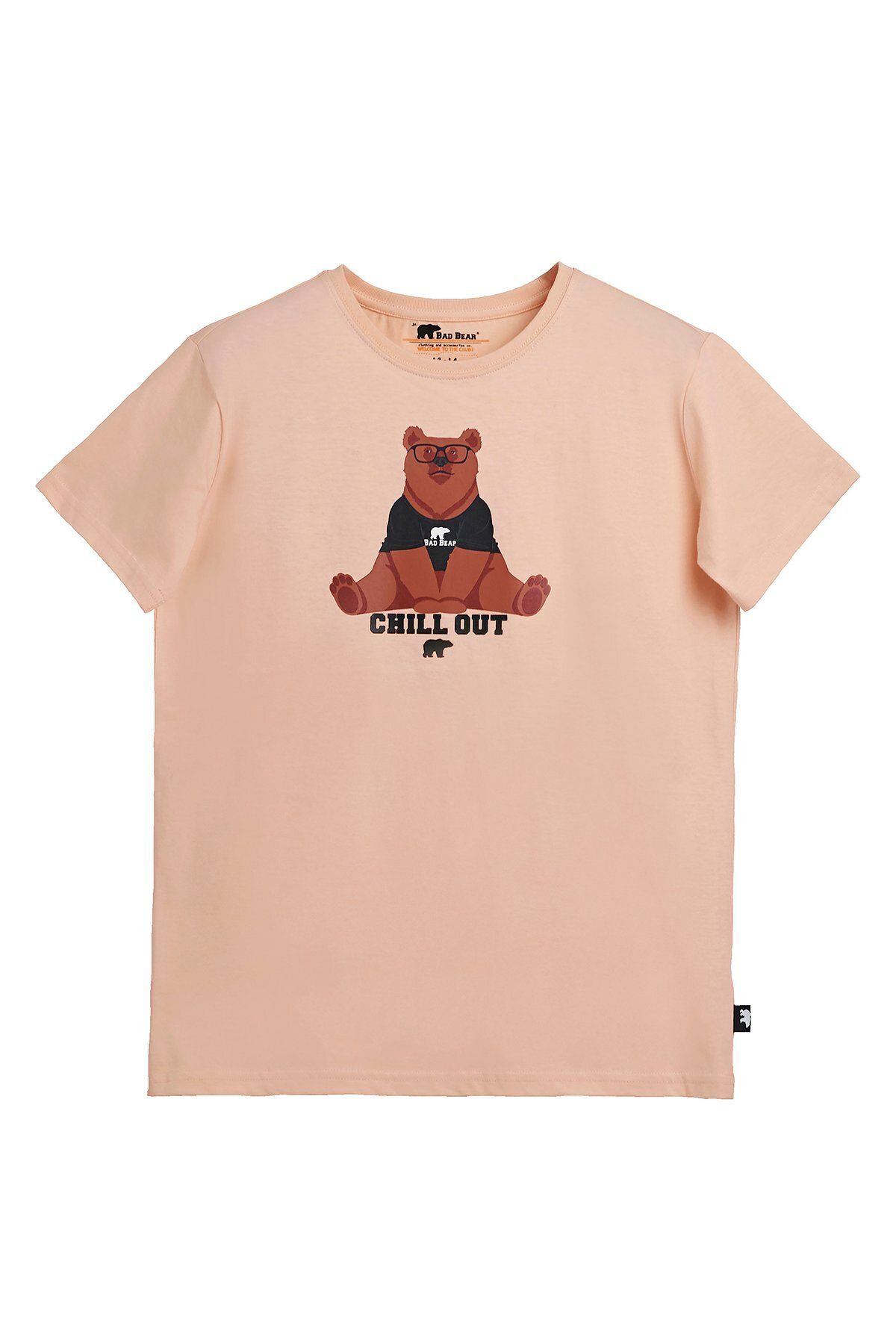 تی شرت بچه گانه با چاپ Caleb Pink Bad Bear