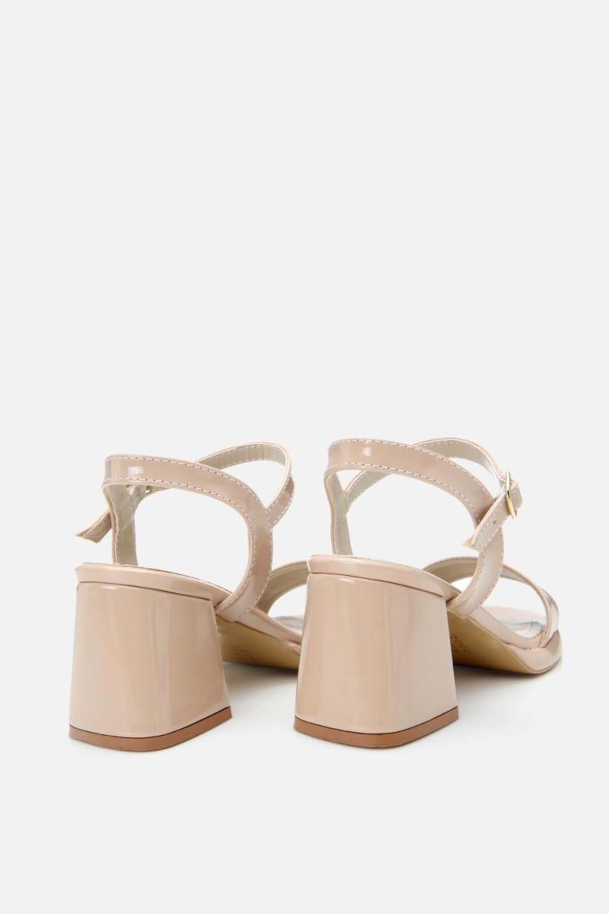 Yaya by Hotiç-Women's Beige Heeled Sandals 8