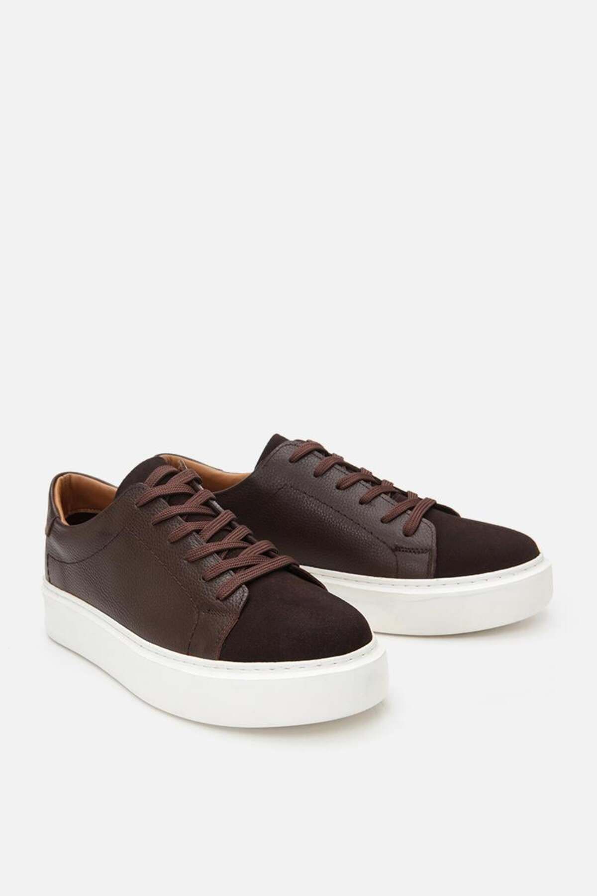 Yaya by Hotiç-Buty casualowe męskie Coffee 02ayy 308450 A480 4