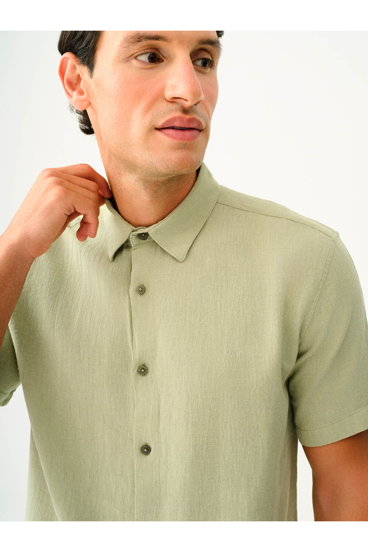 Loft-Light Khaki Men's Shirt Lf2035478 4