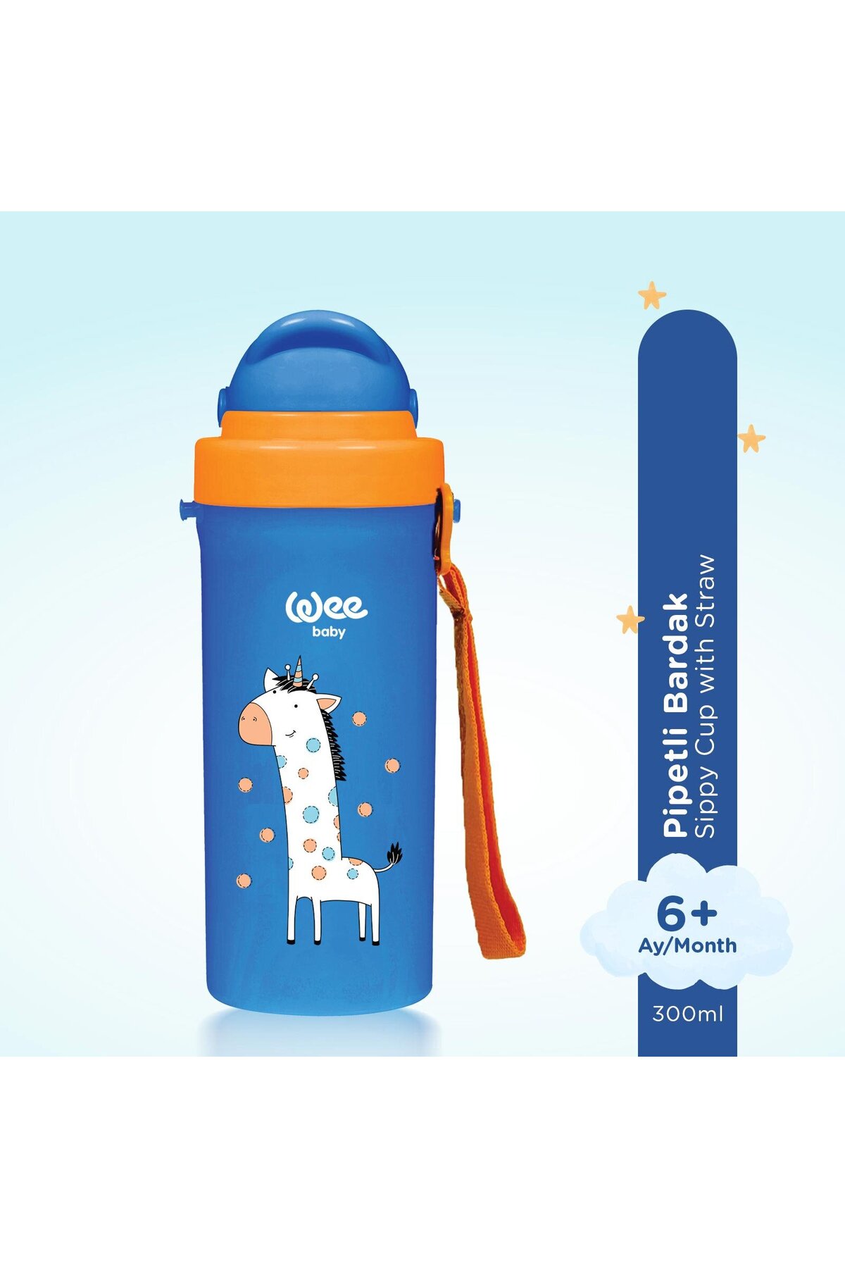 Wee Baby 896 Wee Baby Pipetli Bardak Mavi 300 ml fotoğrafı 2 (önizleme)
