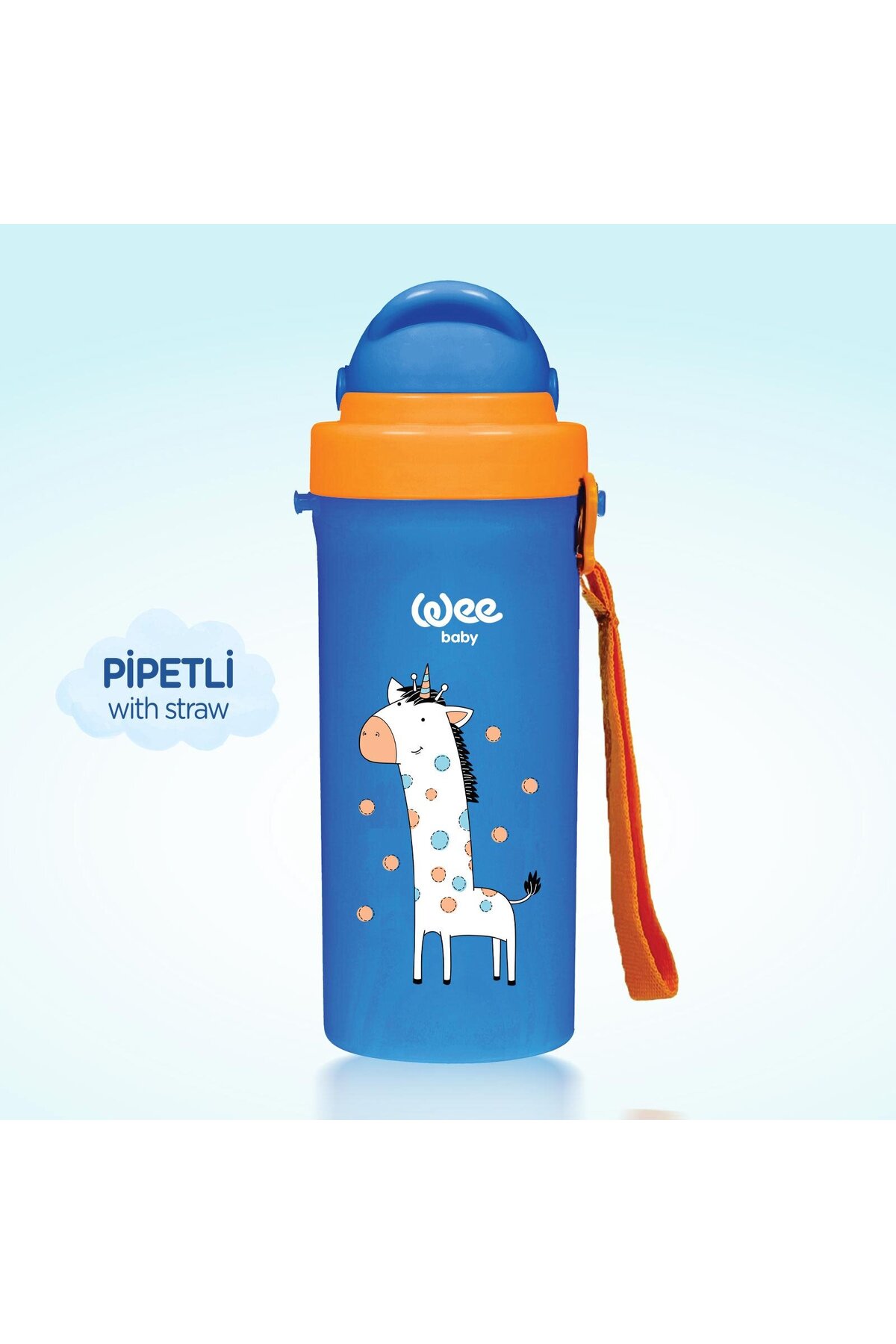 Wee Baby 896 Wee Baby Pipetli Bardak Mavi 300 ml fotoğrafı 3 (önizleme)
