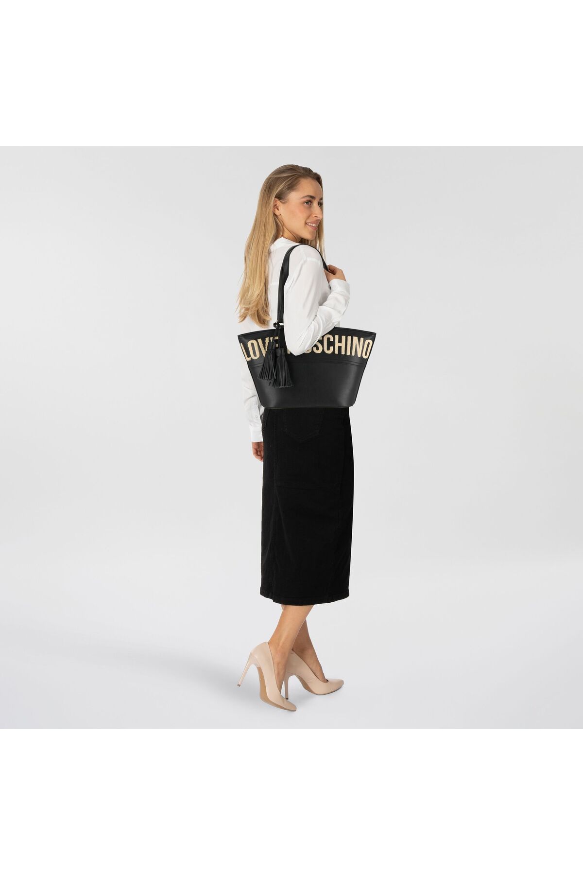 Love Moschino-Item Cabas Shopper Tasche 40 cm 6