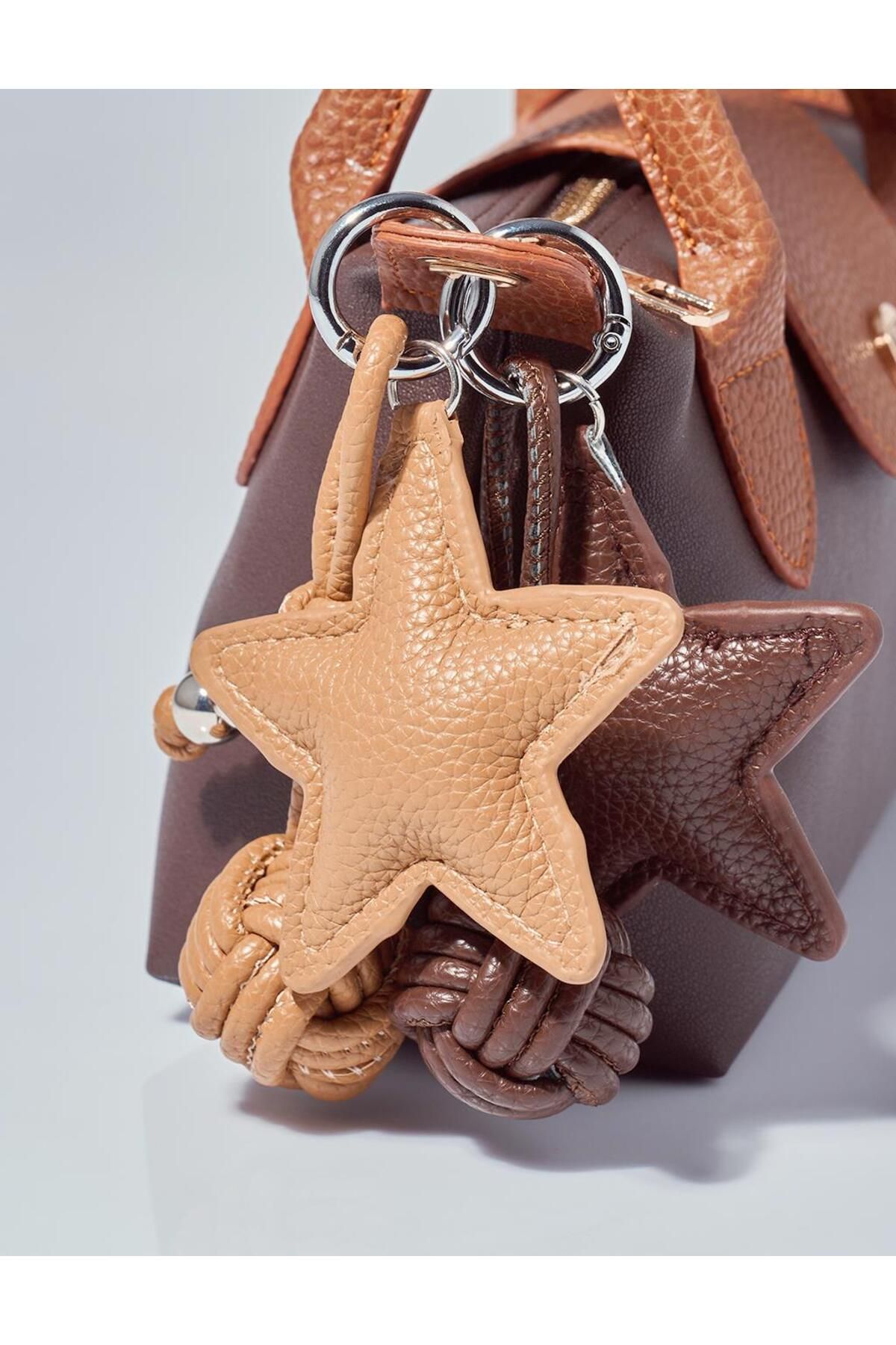 Kayra-Star Figured Charm - Beige Keychain 2