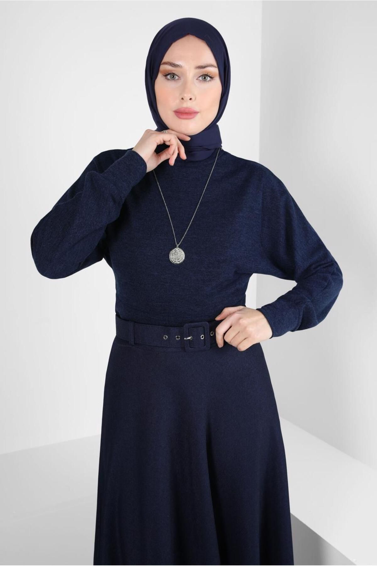 بلوز ساده آستین خفاشی 44335 Alvina