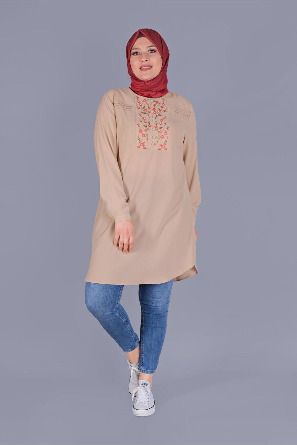 آلوینا تونیک دکمه دوزی شده 20044 آلوینا تونیک دکمه دوزی شده 20044