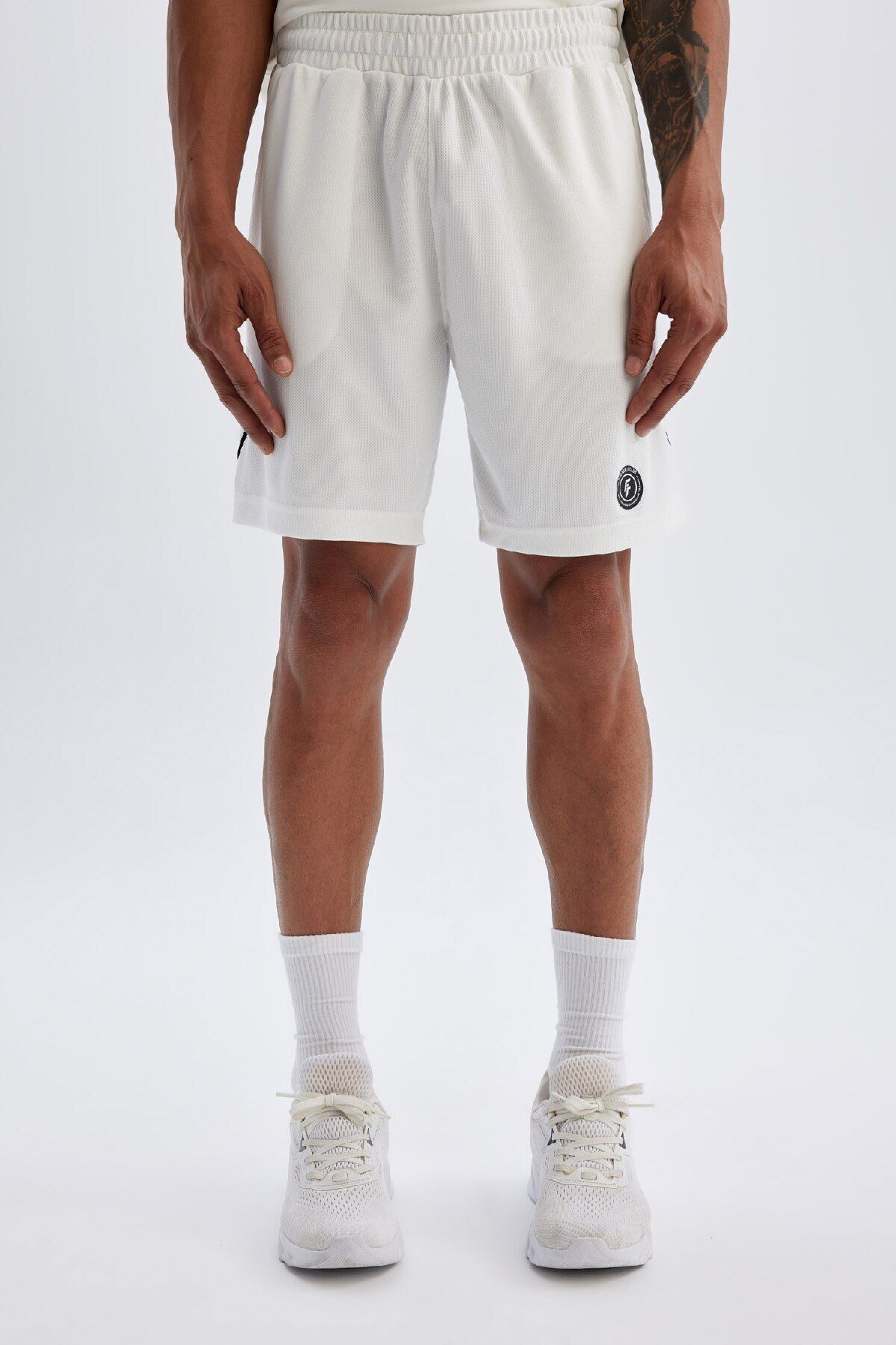 DeFacto-DeFactoFit - Shorts aus schwerem Stoff mit kurzem Bein für Sportler C1751AX24SM 4