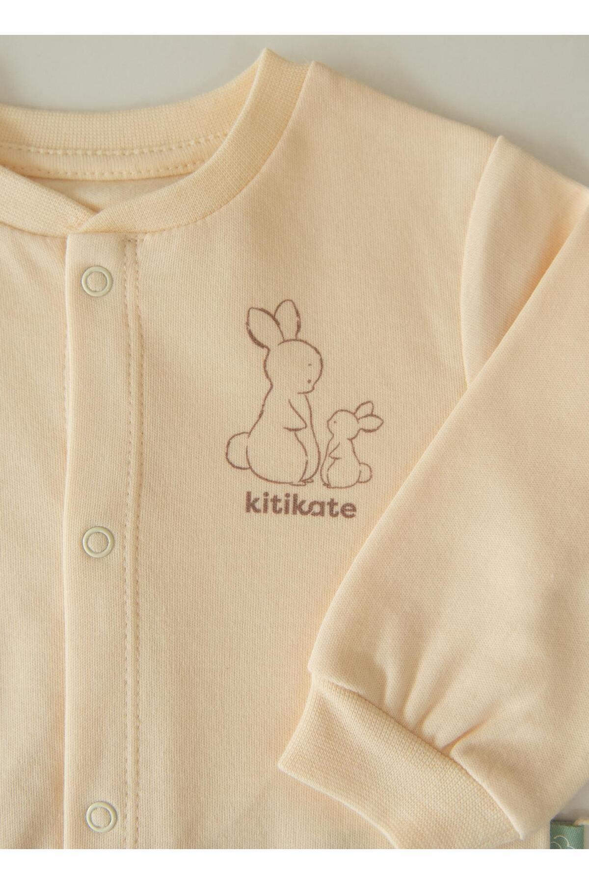 kitikate Organik New Basic Hırka Natural fotoğrafı 2 (önizleme)