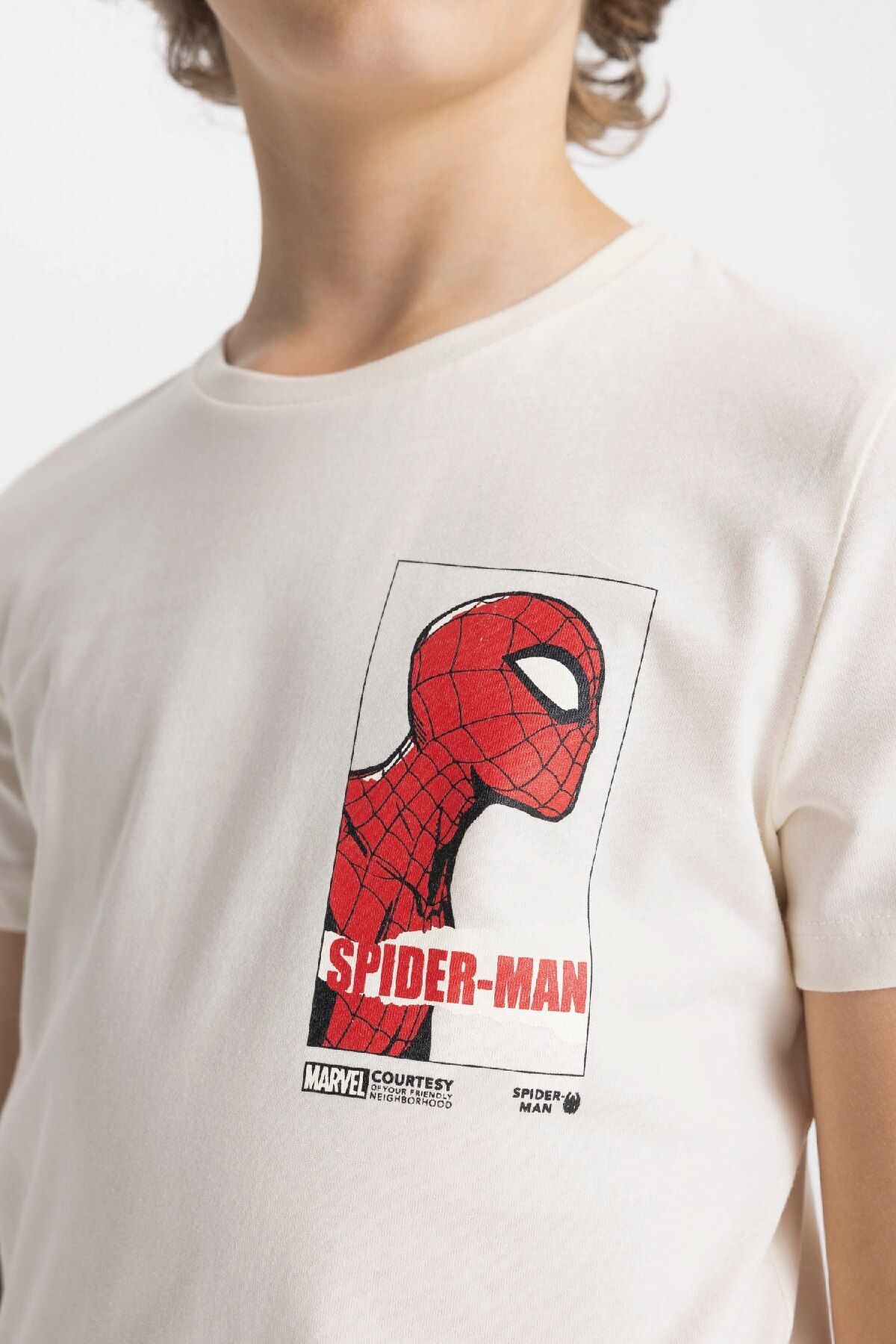 DeFacto-Marvel Spiderman Pyjama-Set für Jungen – Kurzarm, C2849a824sm 6