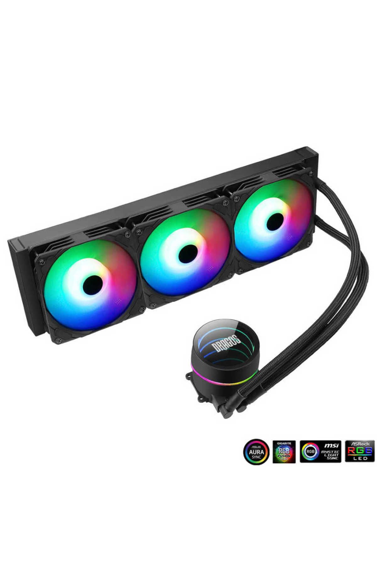 Vortex V-360 Argb Kumandalı 360mm Işlemci Sıvı Soğutma - 2