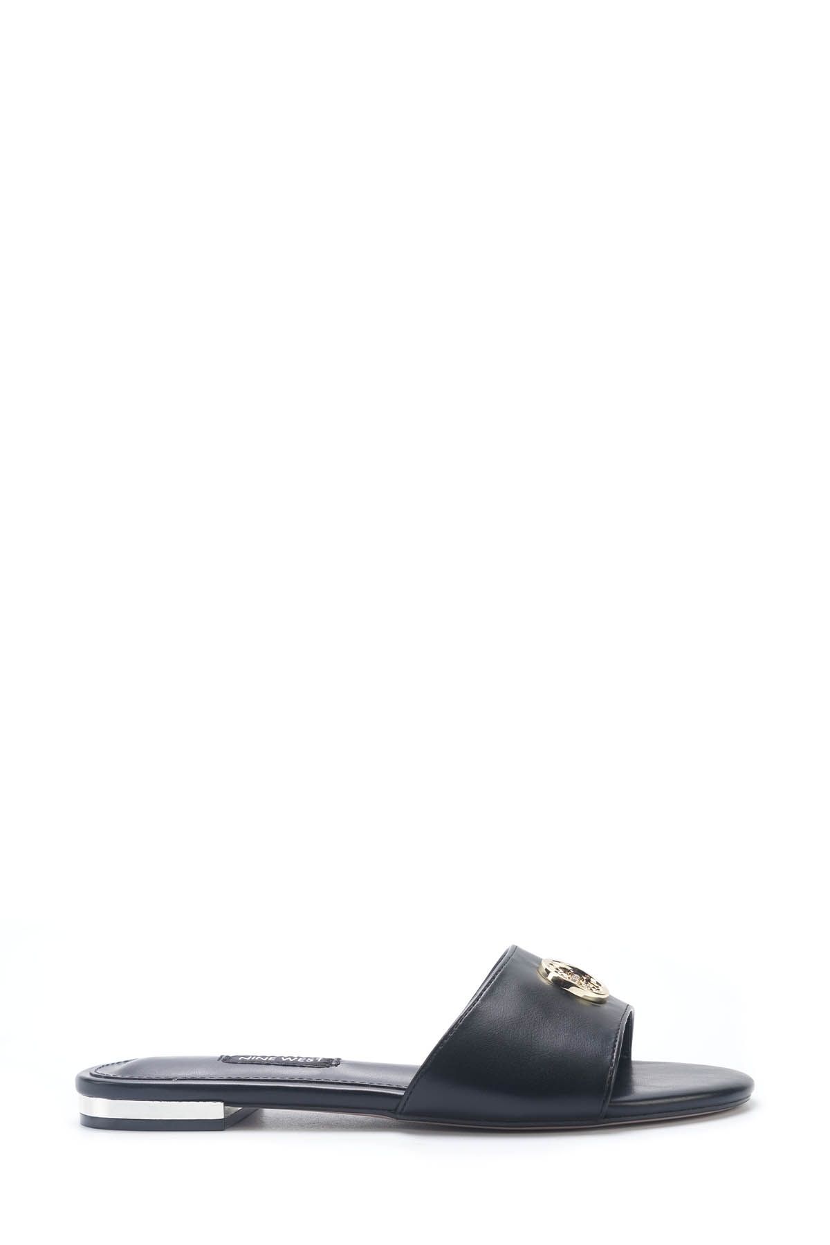 دمپایی تخت زنانه مشکی مدل Majorı 5fx Nine West