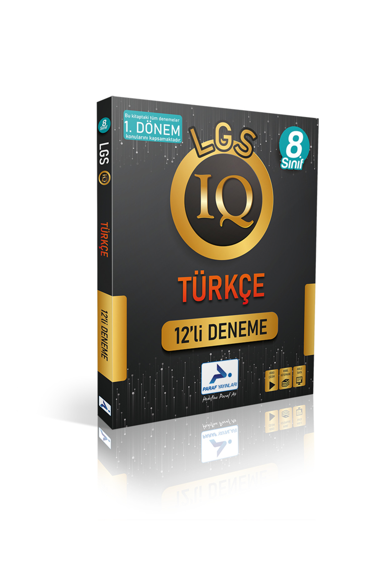 Paraf Yayınları Paraf 8.Sınıf Iq Türkçe 12 Li Deneme 2023 1.Dönem