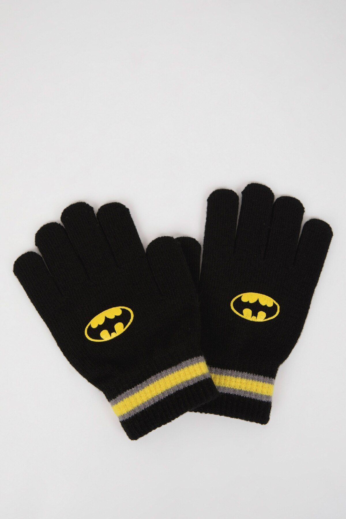 DeFacto-Rękawiczki chłopięce Batman Knitwear V1059A624Wn 1