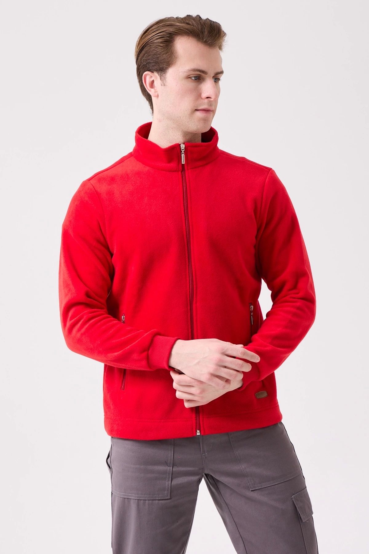 Kardelen İş Elbiseleri-Galanthus Fleece Coat Men's Zip-Up Warm Comfortable and Durable Winter Fleece 3