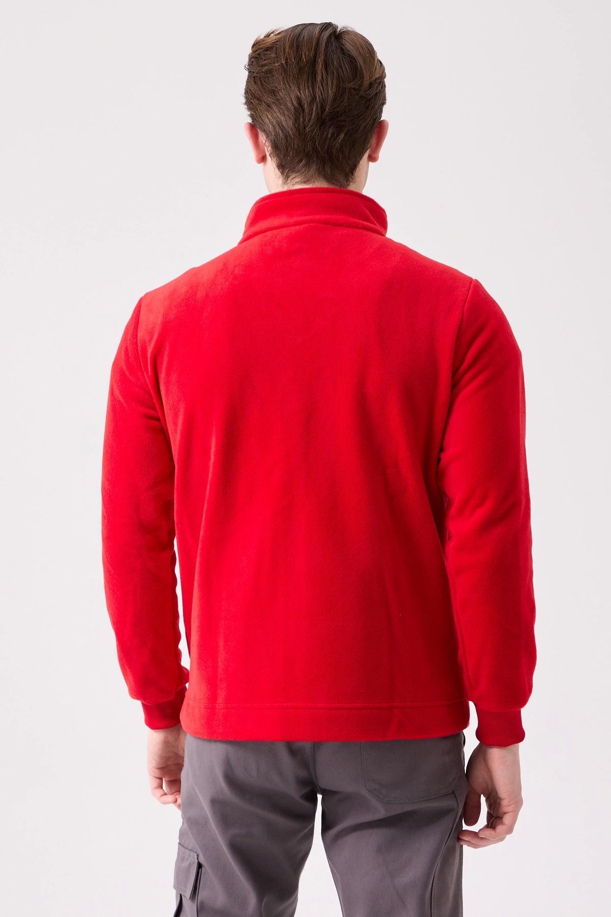 Kardelen İş Elbiseleri-Galanthus Fleece Coat Men's Zip-Up Warm Comfortable and Durable Winter Fleece 5